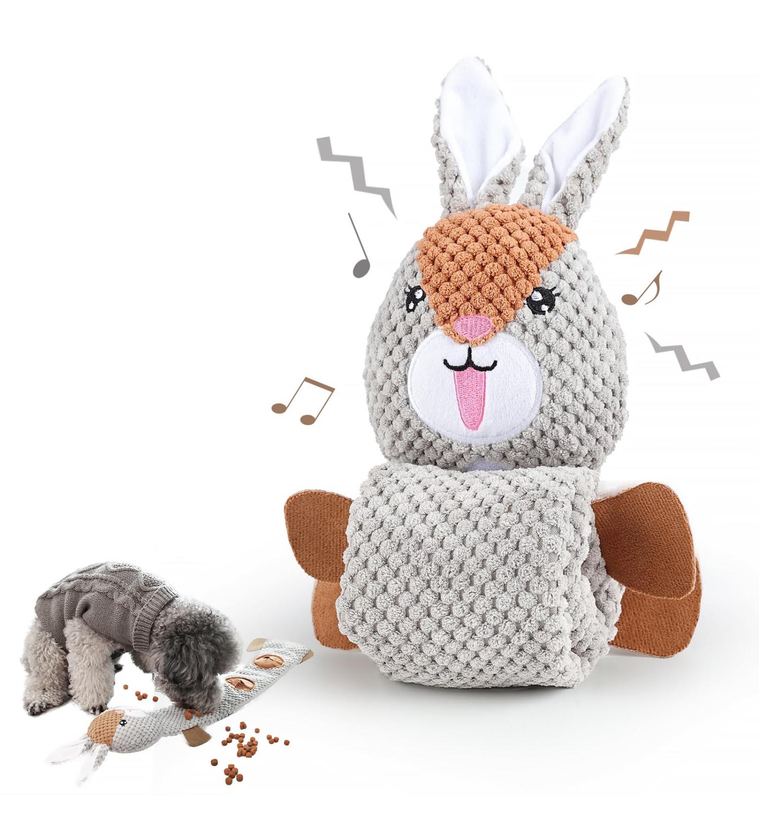 FWLWTWSS Interactive Dog Toys - Squeaker Snuff Toys for Stress Reduction & Food Intensity Training - Buy Online on GoSupps.com