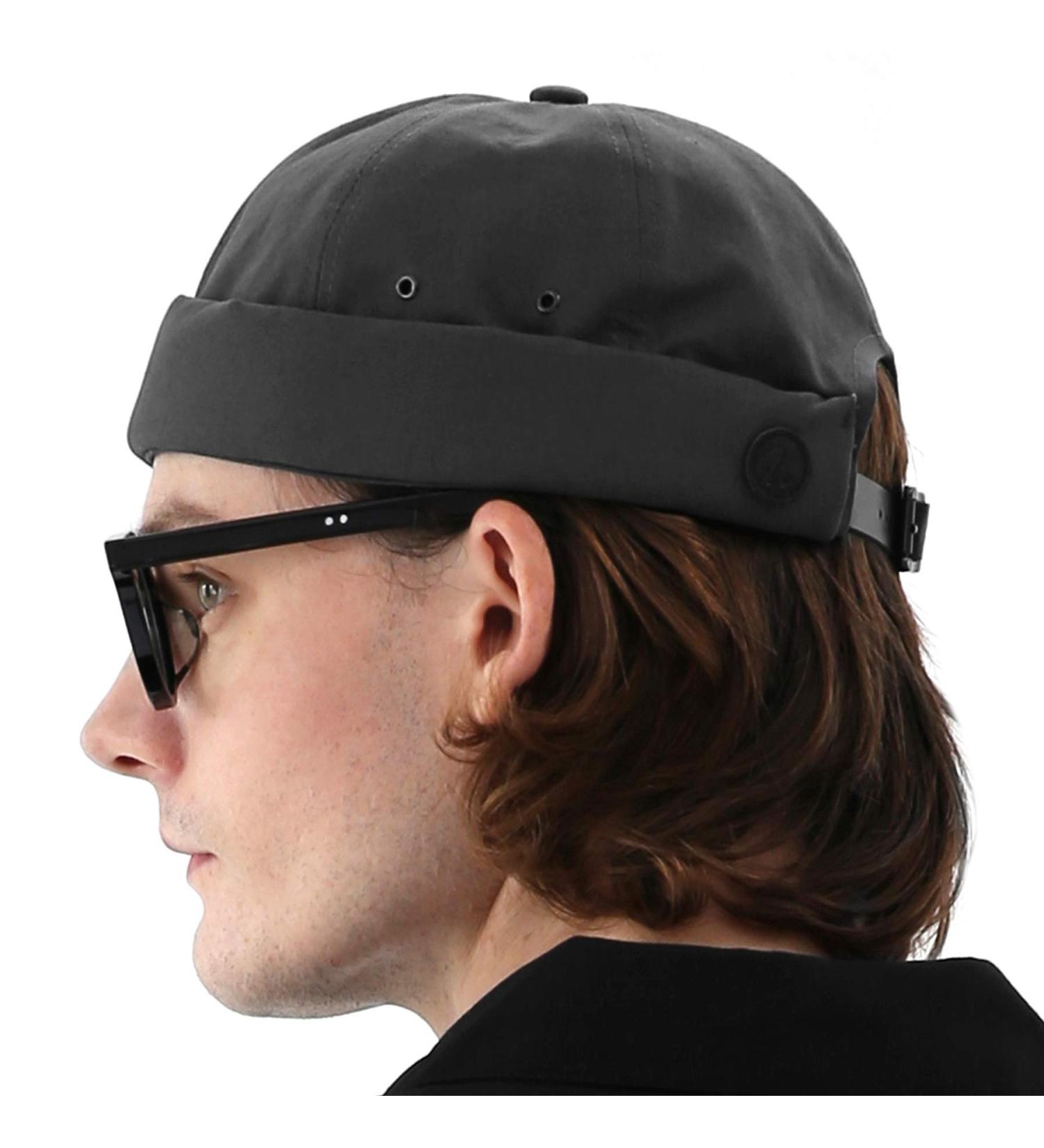 UNDERCONTROL Vintage Leon Hat with Leather Strap - Charcoal - Made in Korea - Buy Online on GoSupps.com