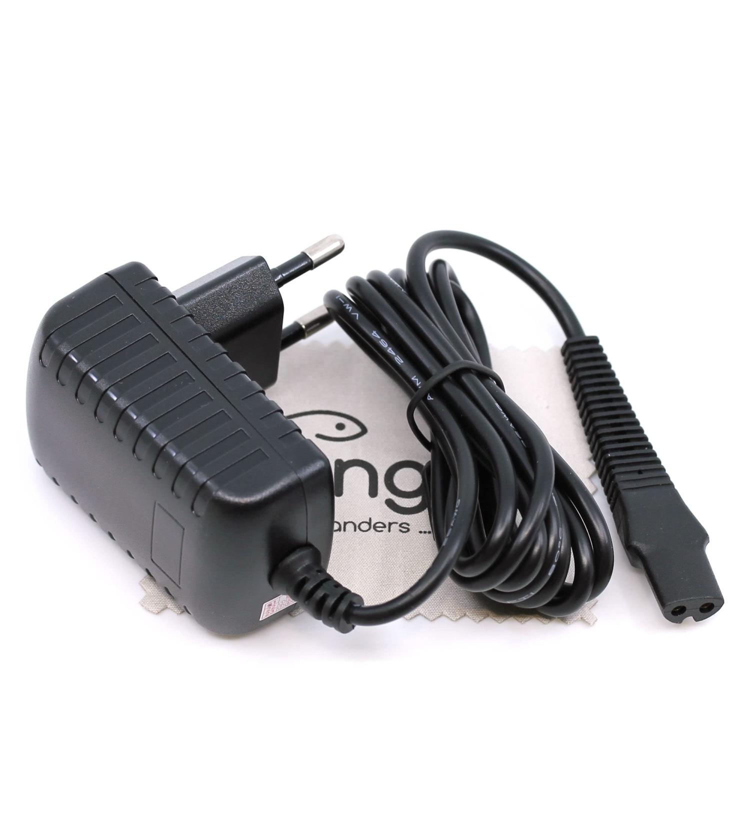 Charger Suitable for Braun Flex XP XP II/Freeglider/Multi Grooming Kit MGK/Series 1 Freecontrol/Series 3 SmartControl (replaced 81741500) Load cable with Mungoo display cleaning cloth