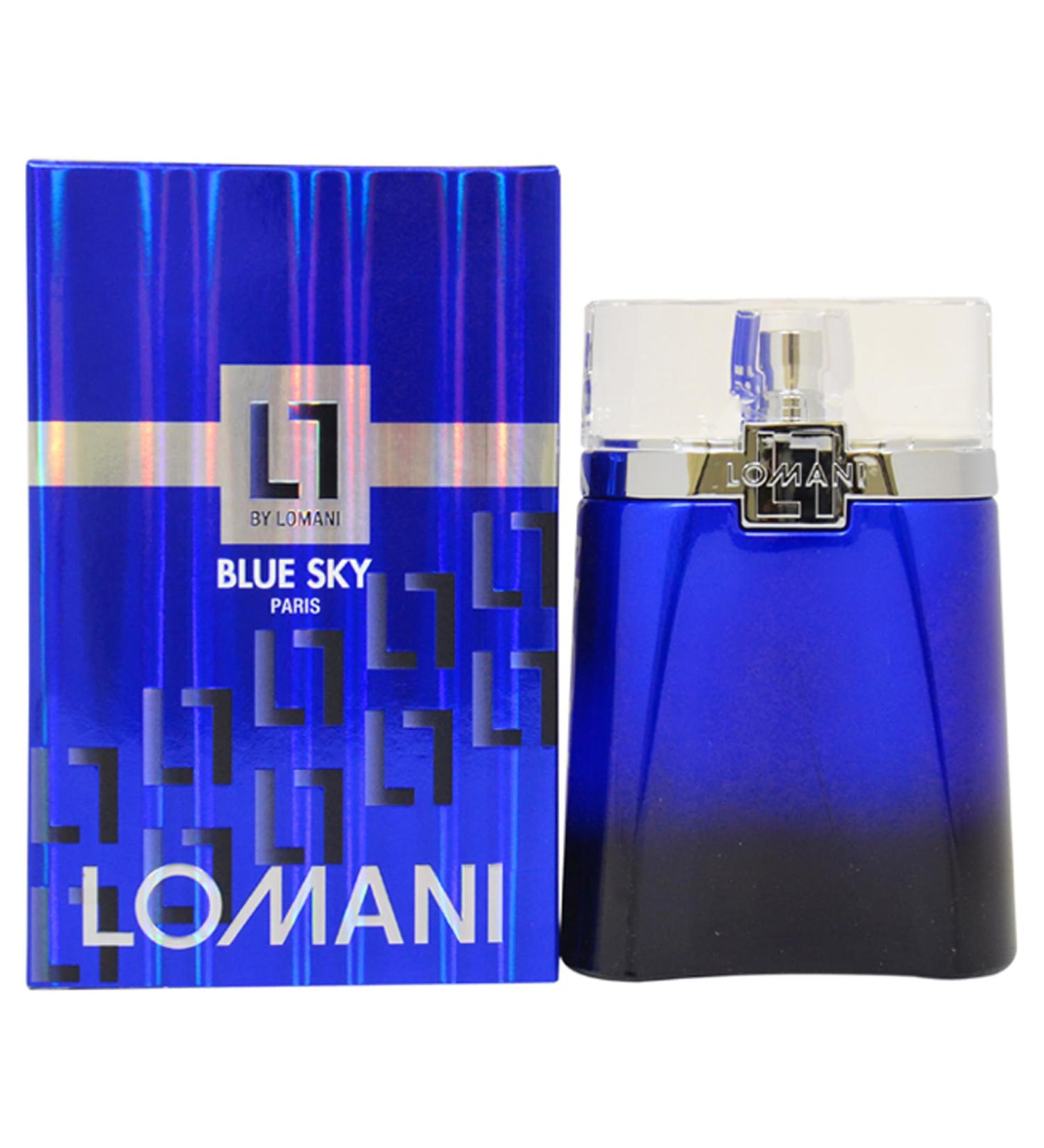 Lomani Eau de Toilette Spray for Men Blue Sky 3.3 Ounce