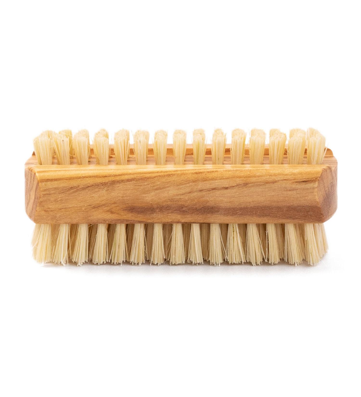 Eco Bath London Nail Brush - Natural Sisal & Olive Wood Plastic-Free | Sustainable Beauty Tool - Buy Online on GoSupps.com