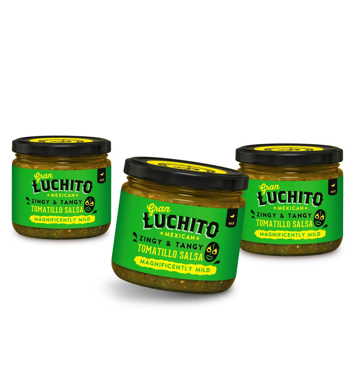 Gran Luchito Gran Luchito Mexican Tomatillo Salsa 300g (pack of 3) - Buy Online on GoSupps.com