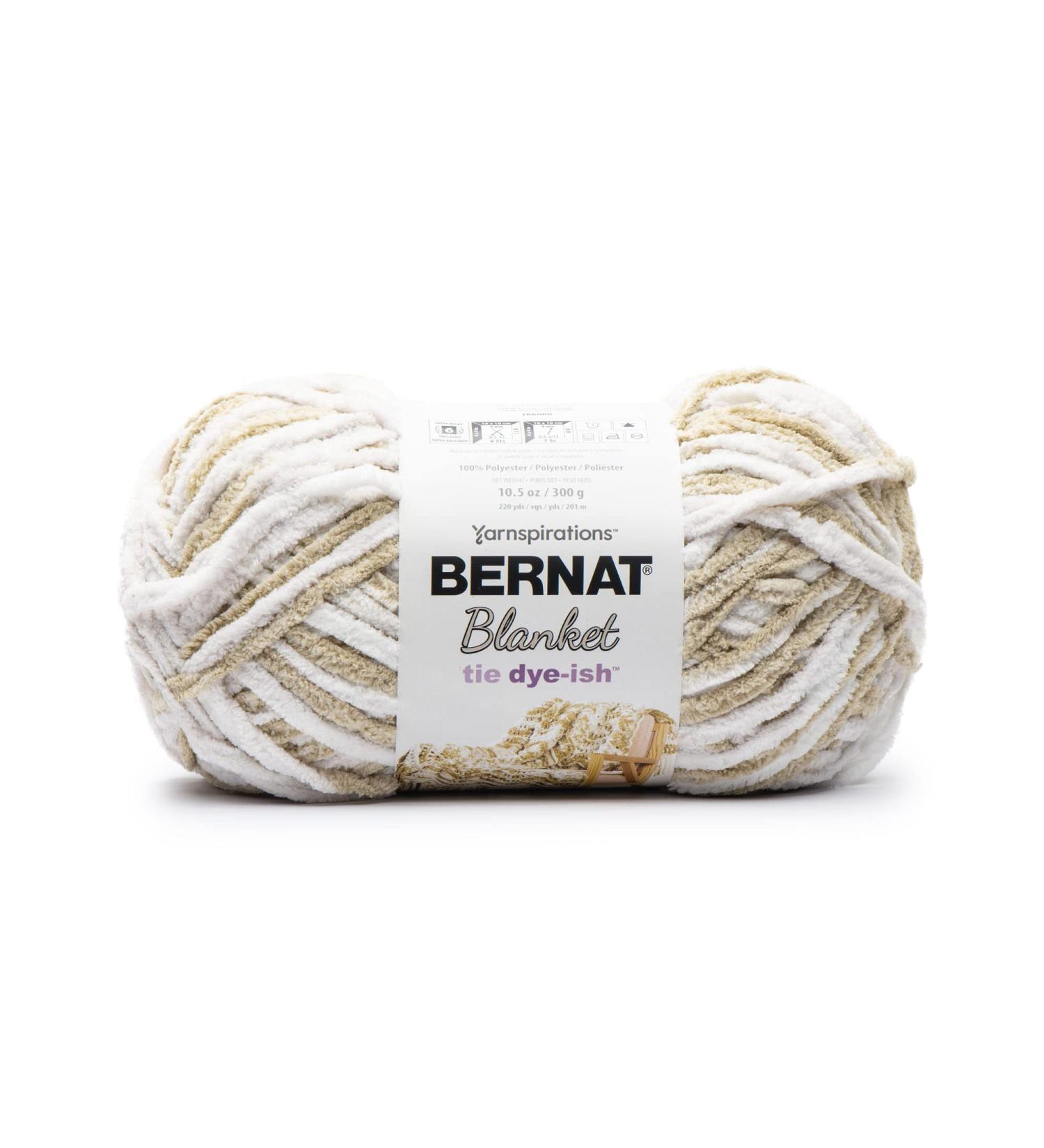 Bernat Blanket Tie Dye-ish 300g - Wispy Whites