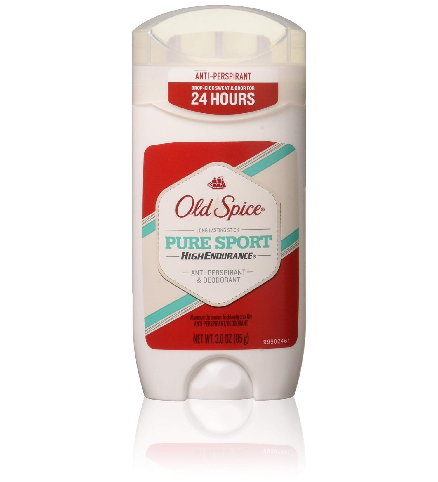 Old Spice High Endurance Anti-Perspirant & Deodorant Pure Sport 3 oz (Pack of 4) Pure Sport 3 Ounce (Pack of 4)
