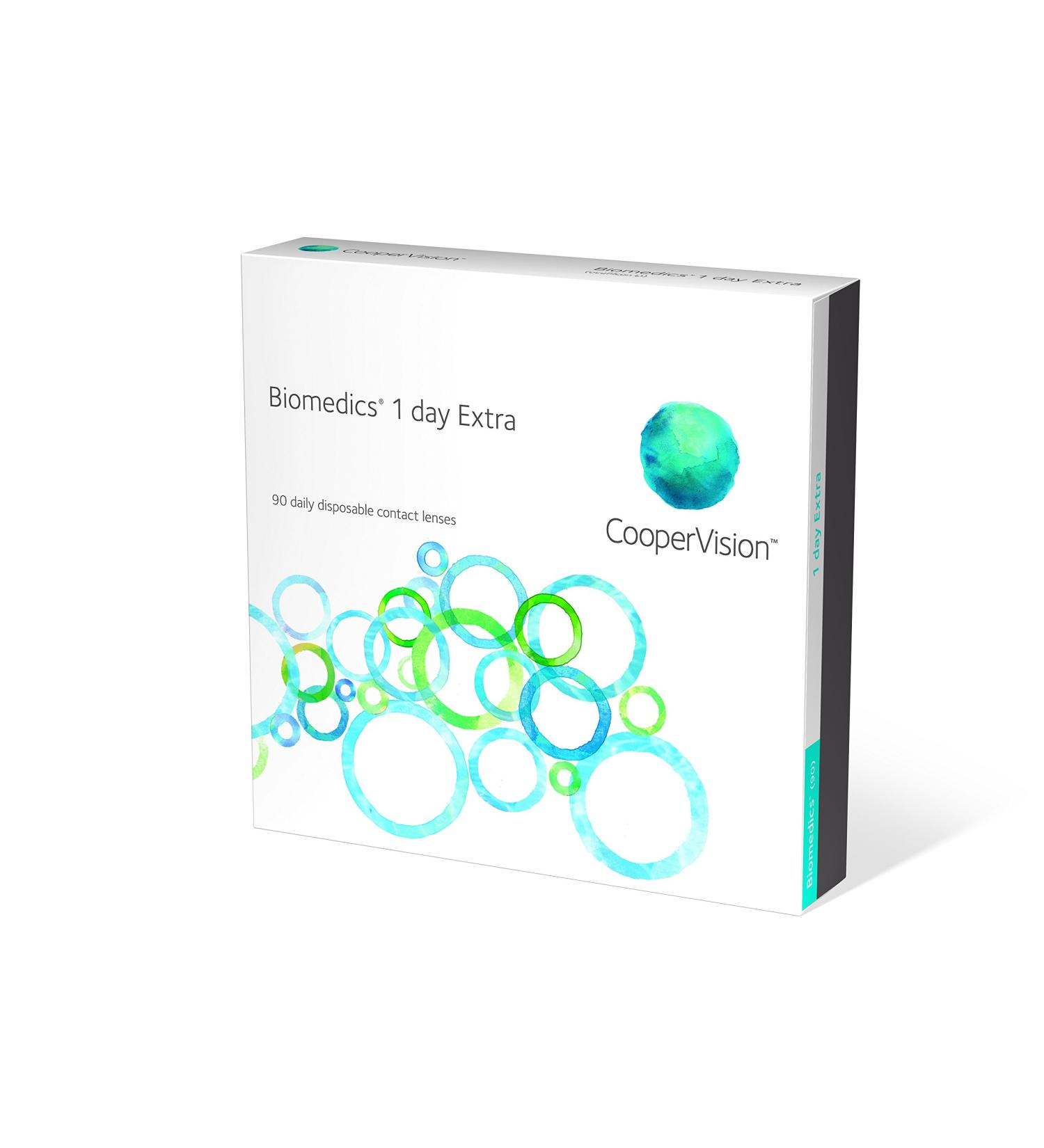 Biomedics 1day Extra (plus lenses / radius 8.80 / 90 pcs.) (diopters: +00.25 / radius: 8.8 / diameter: 14.2)