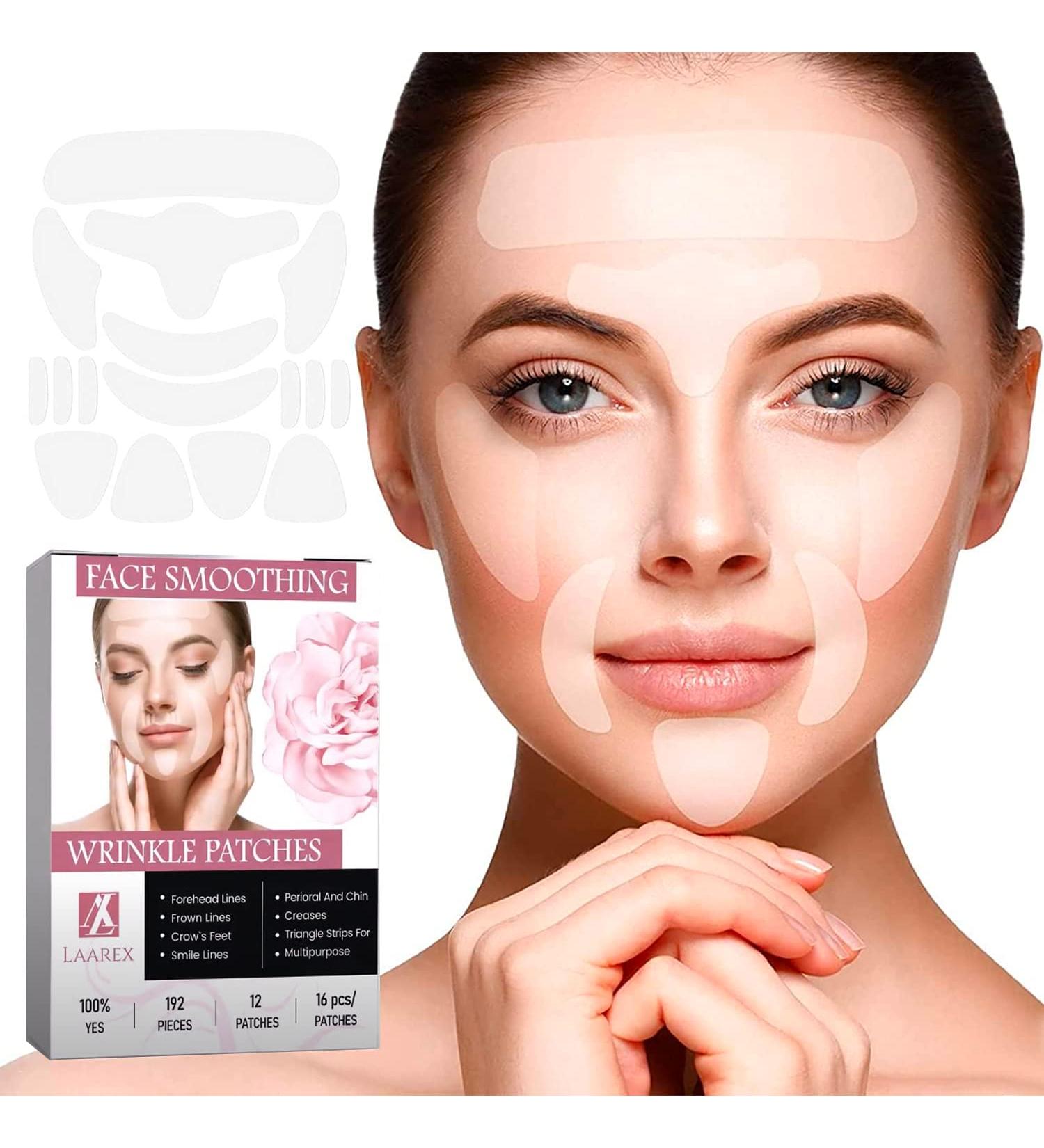 Anti Wrinkle Patches 192 Pcs - Reduce Fine Lines, Frown & Smile Lines - Facial & Forehead Wrinkle Patches for Women & Men - Overnight Face Treatment - Buy Online on GoSupps.com