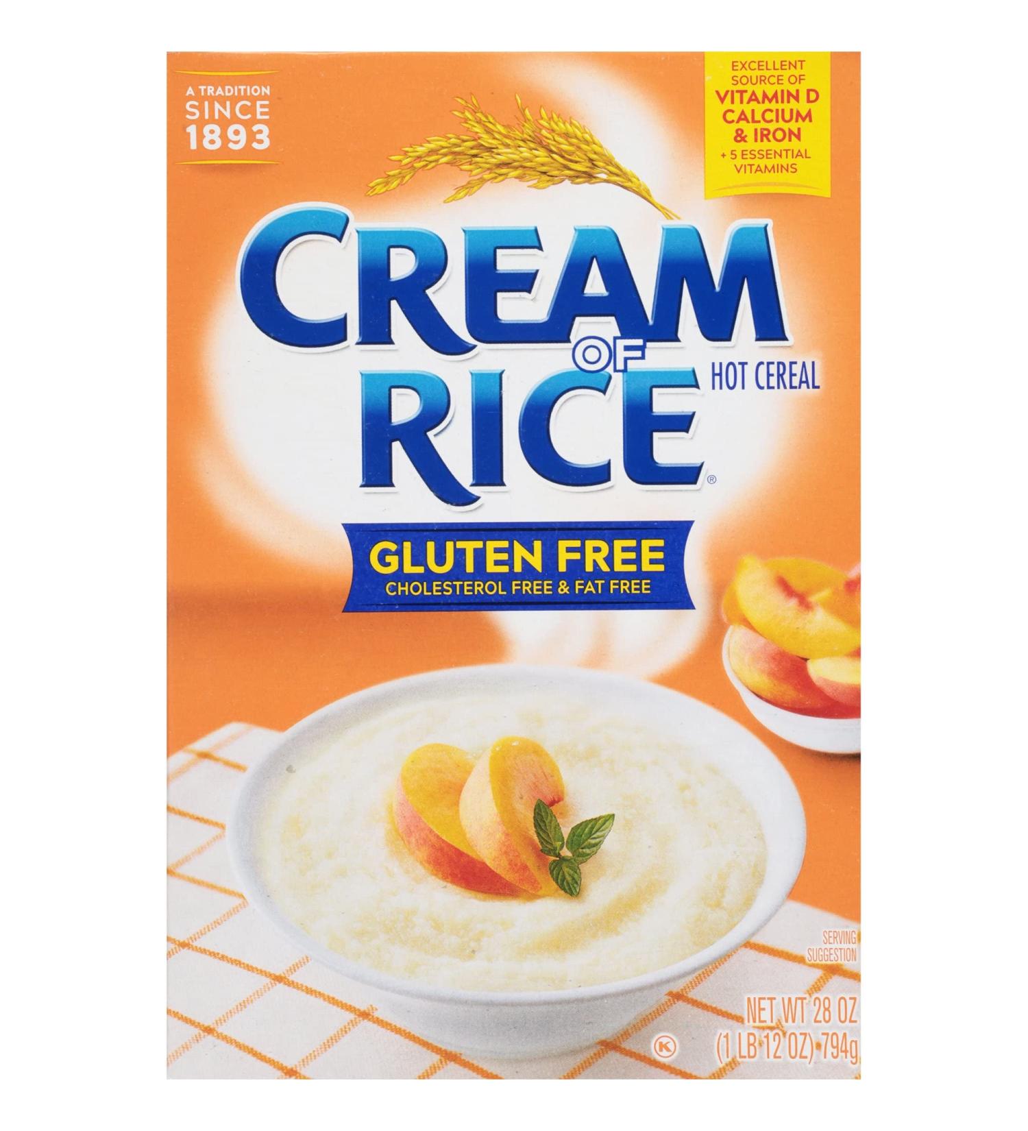 Cream of Rice Gluten Free Hot Cereal 28 oz - 2 Pack, 1.75 Pound Each - Buy Online on GoSupps.com