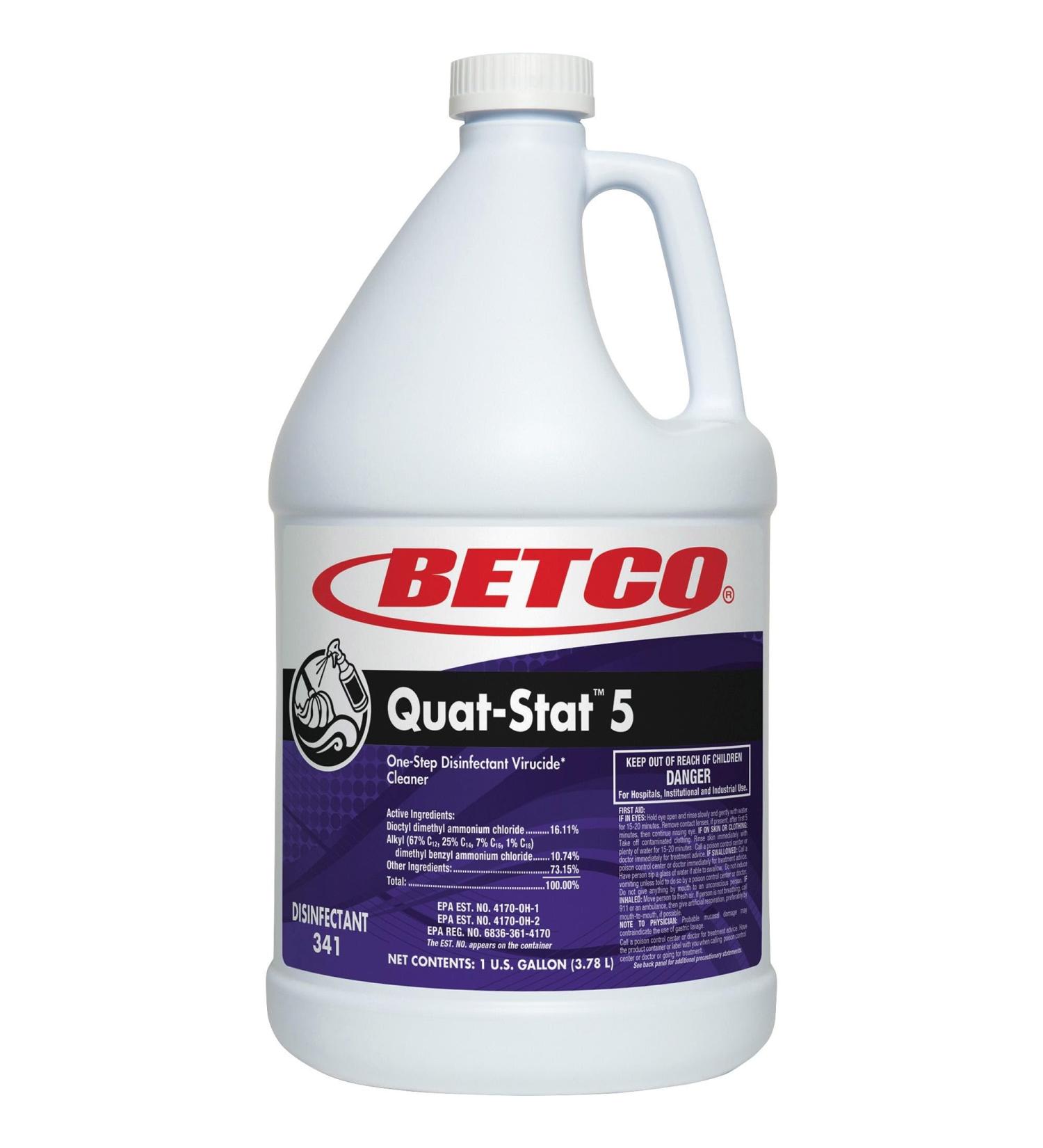 Buy Betco Quat-Stat 5 Disinfectant Gallon - Effective Cleaning Solution for International Shipping - Buy Online on GoSupps.com