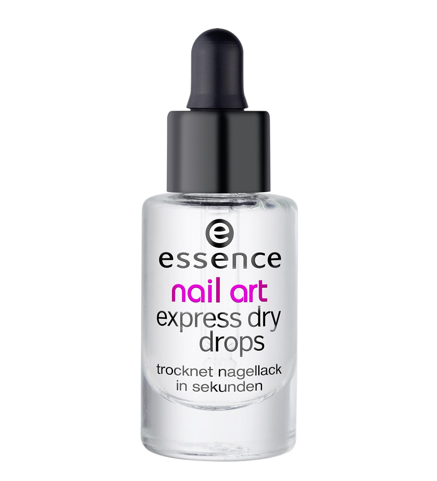 essence | Nail Art Express Dry Drops | Fast-drying Formula with Vitamin E and Almond Oil