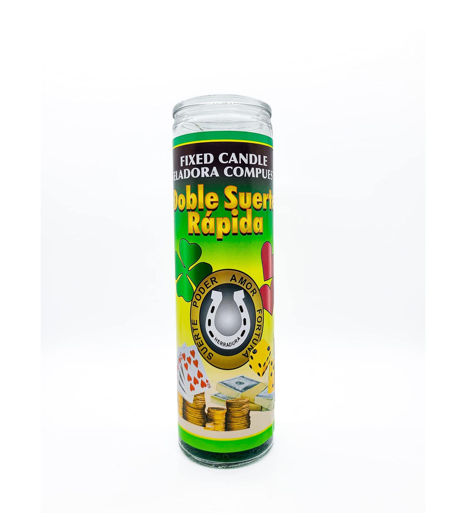 Doble Suerte Rapida Fixed Candle - Fast Shipping Internationally | Enhance Your Spiritual Rituals - Buy Online on GoSupps.com