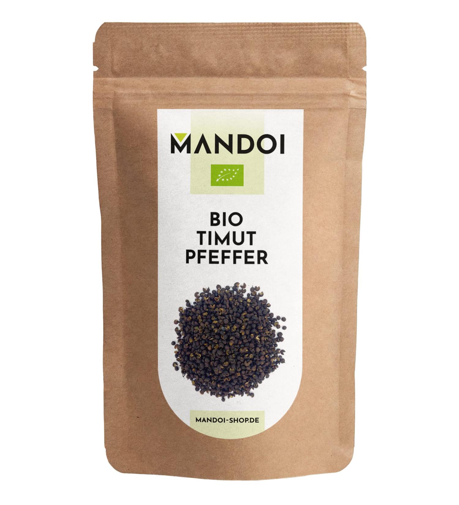 Mandoi Organic Timut Pepper - 50g | Fruity Sichuan Pepper Alternative | Organically Grown in Nepal - Buy Online on GoSupps.com
