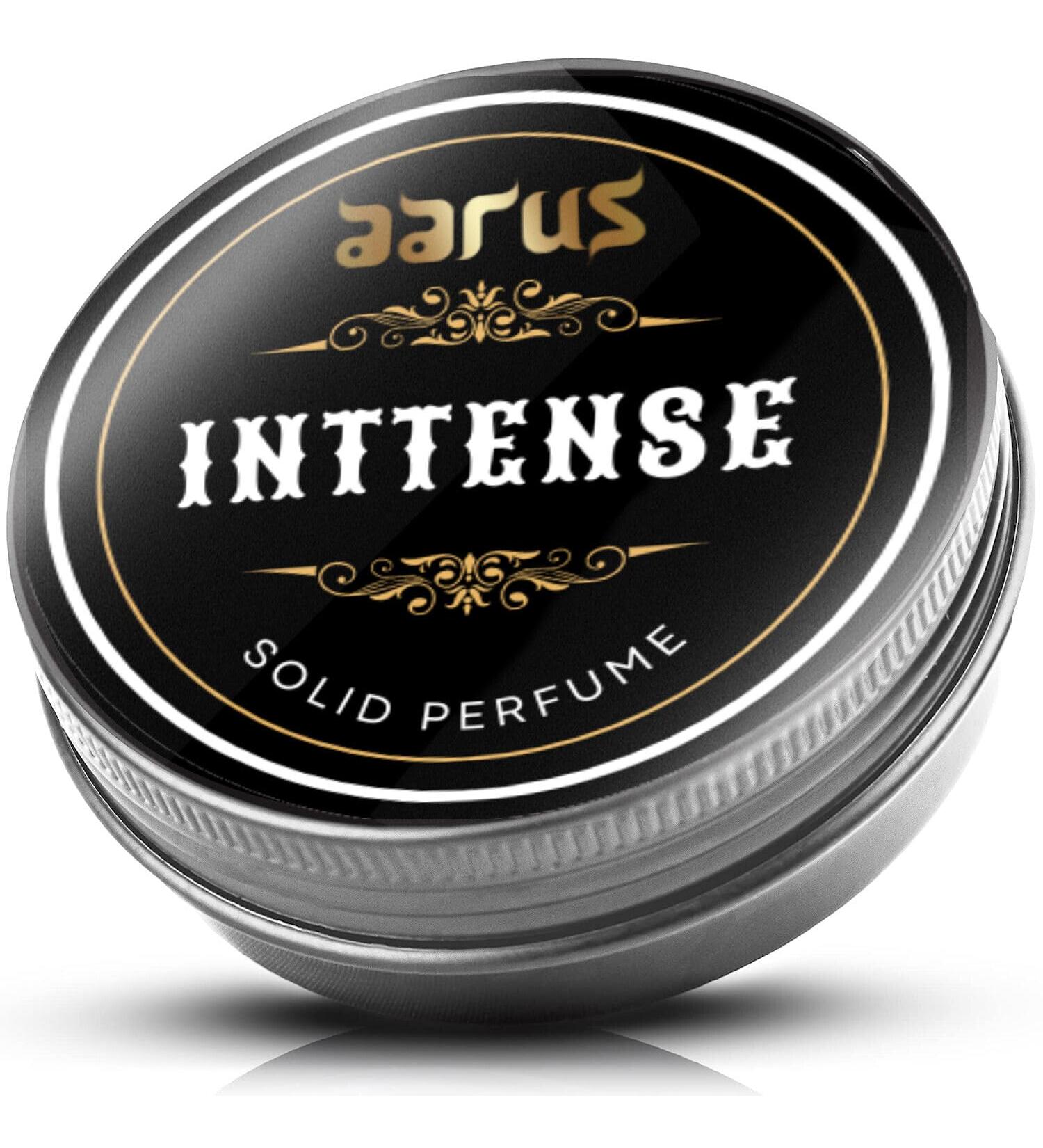 BlueQueen Solid Perfume with Cedar Wood Clary Sage Vetiver Sandalwood Cologne Balm for Men And Women Cologne Balm Travel Cologne Wax India (Inttense Solid Perfume) - Buy Online on GoSupps.com
