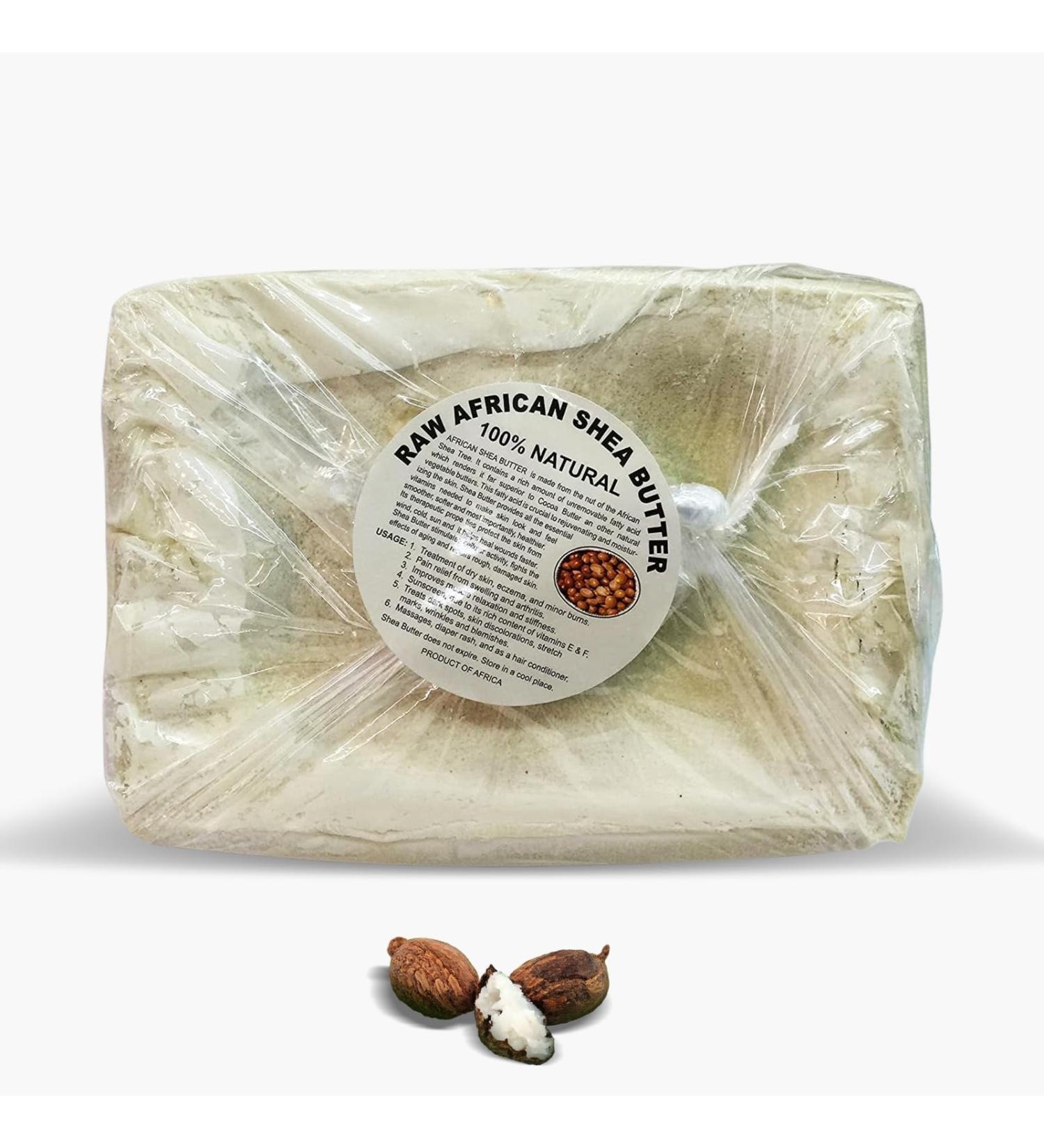 HERBOGANIC Pure Raw African Shea Butter Organic White Ivory Premium 100% Natural Unrefined Ghana Skin Beauty Care Face Body Hair Scalp Non GMO (5 Lb) (Shea Butter 5 LB) Shea Butter 5LB - Buy Online on GoSupps.com