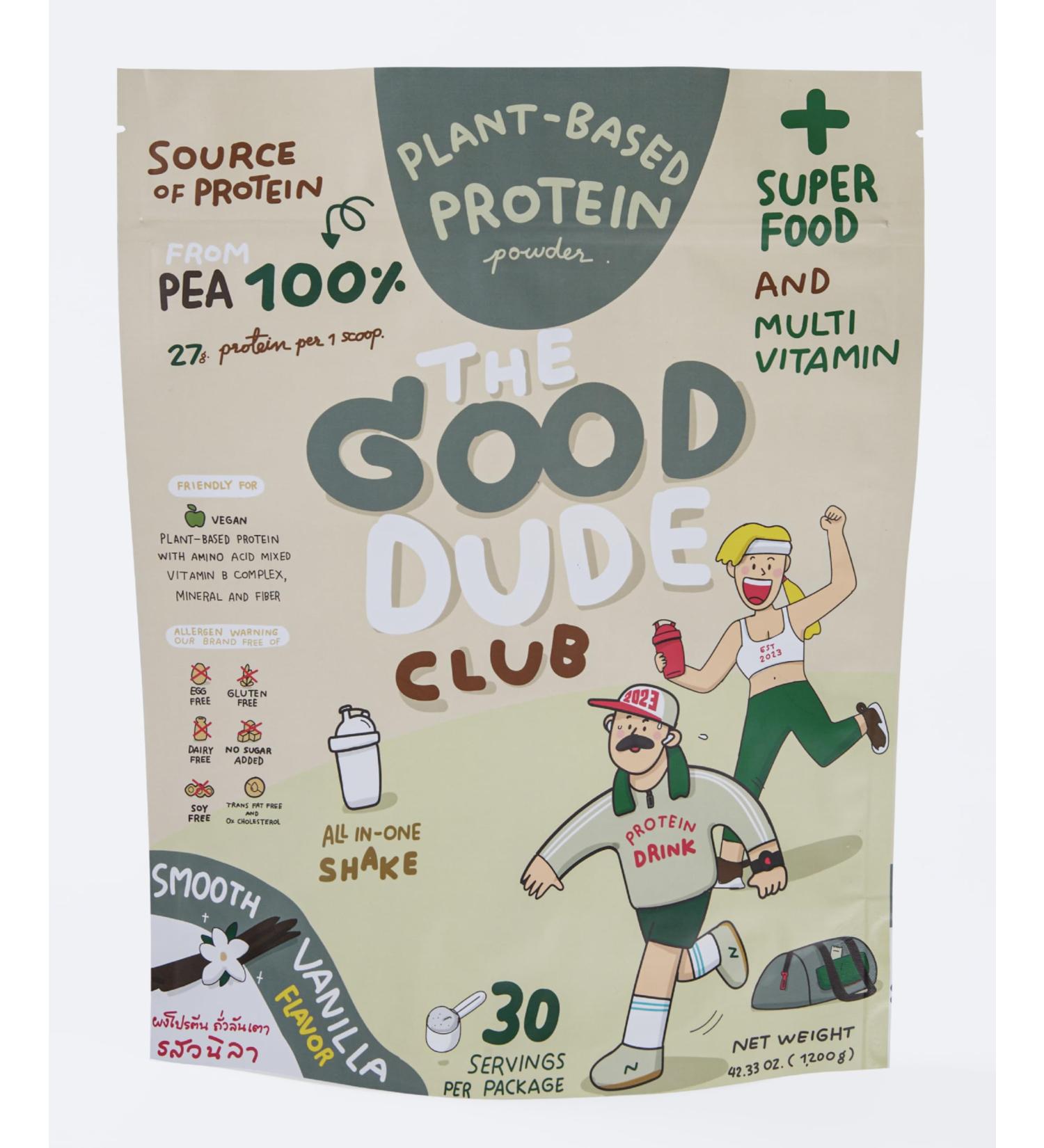 Premium Pea Protein Powder - Plant Based Easy to Digest BCAAs Vegan Friendly Gluten & Dairy Free No Sugar Added - 1200g Vanilla - Buy Online on GoSupps.com