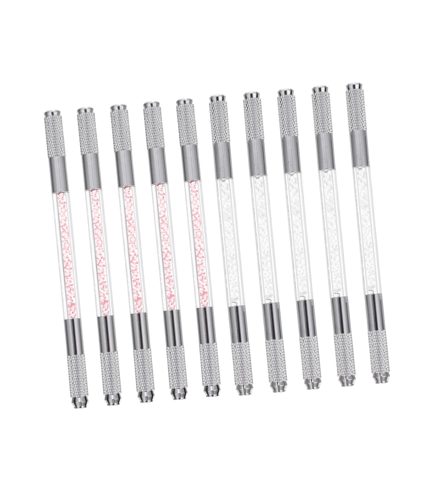 Mikinona Makeup Gadgets 10pcs Crystal Eyebrow Pencil Eyebrow Pen Manual Microblading Pen Brow Microblading Pen Tool - Buy Online on GoSupps.com