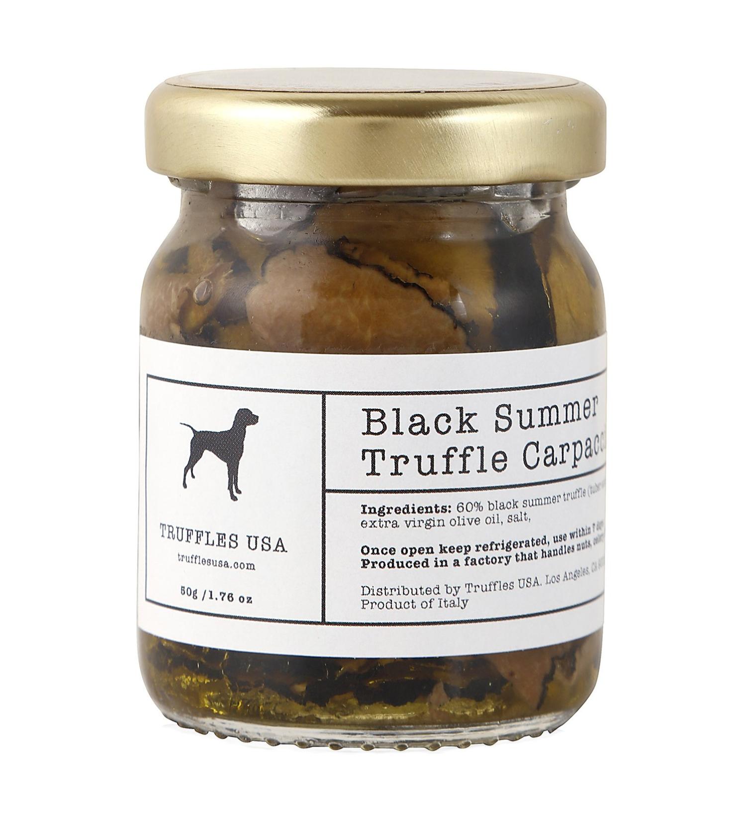 TRUFFLES USA Black Truffle Slices Carpaccio 1.76 oz - Imported from Italy | Vegetarian & Gluten Free - Buy Online on GoSupps.com