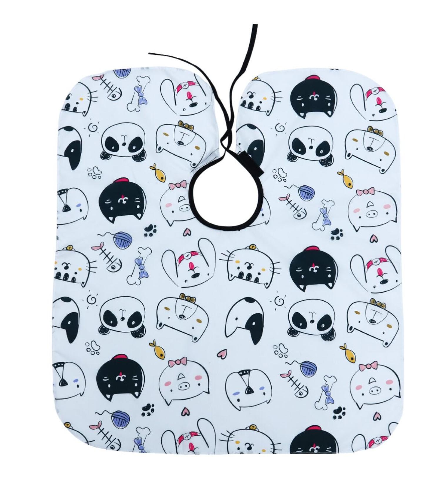 Minkissy Children's Cartoon Haircut Cap - Waterproof Salon Apron & Eat Bib - Fun & Stylish Kids Hairdresser Accessories - Buy Online on GoSupps.com