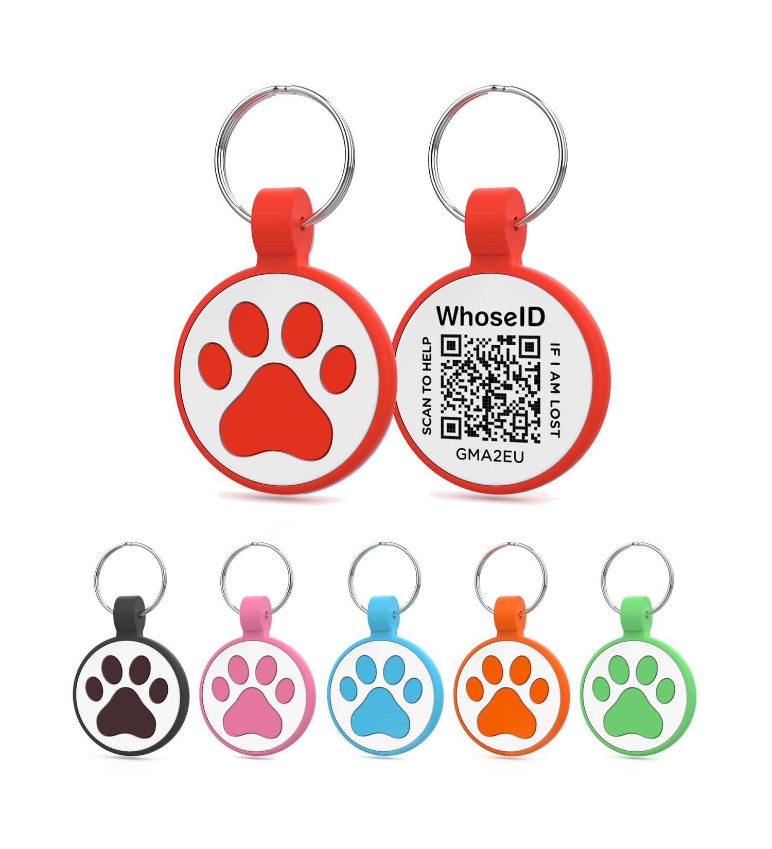 Whoseid QR Code Cat Collar - Customizable Pet Profiles & Emergency Alerts for Medium to Large Breeds | Scan for Immediate Location Notifications - GetaWay Solids - Buy Online on GoSupps.com