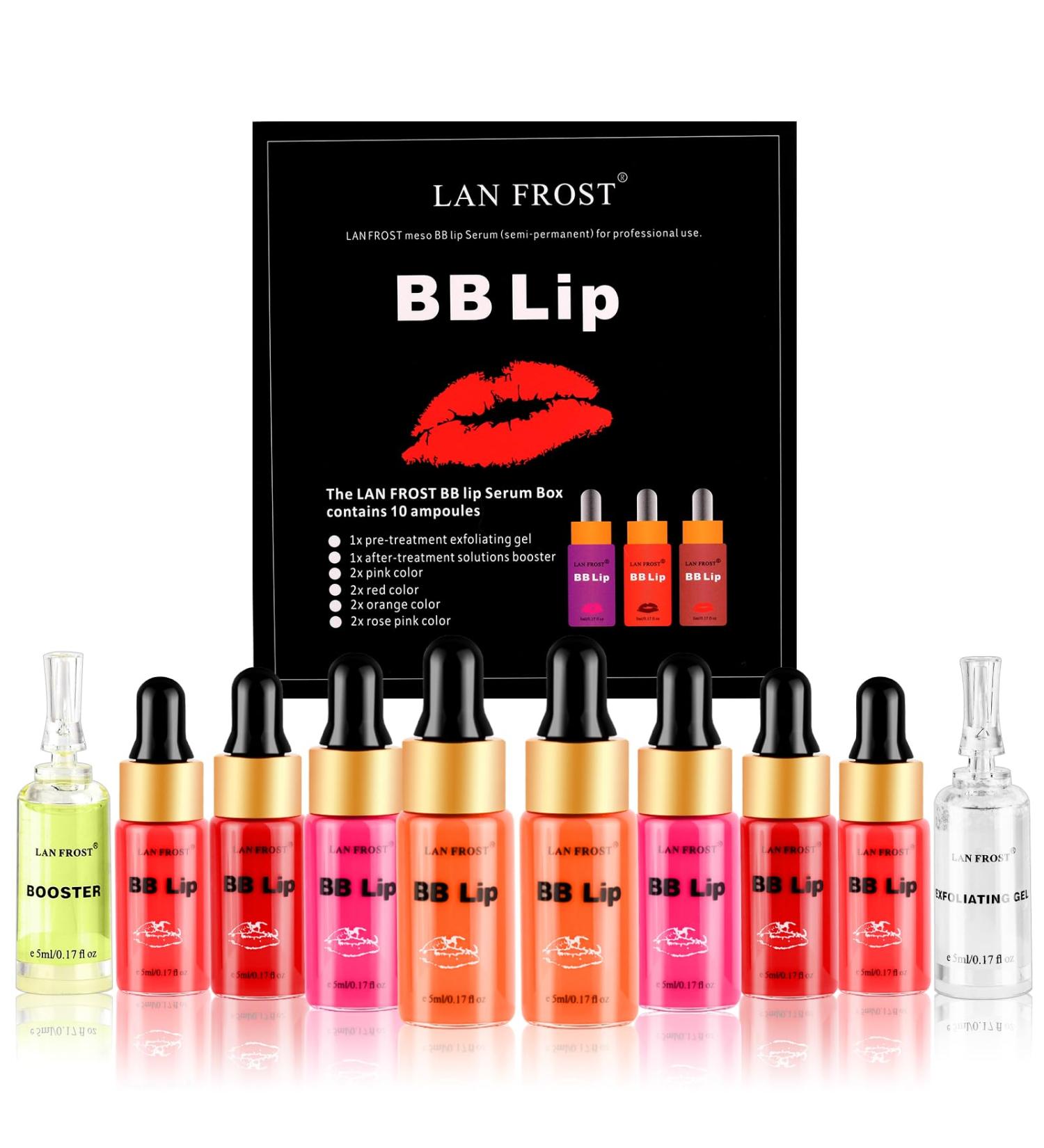 Buy BB Lip Glow Ampoule Serum Starter Kit - Hydrating & Nourishing - Free Worldwide Shipping - Buy Online on GoSupps.com