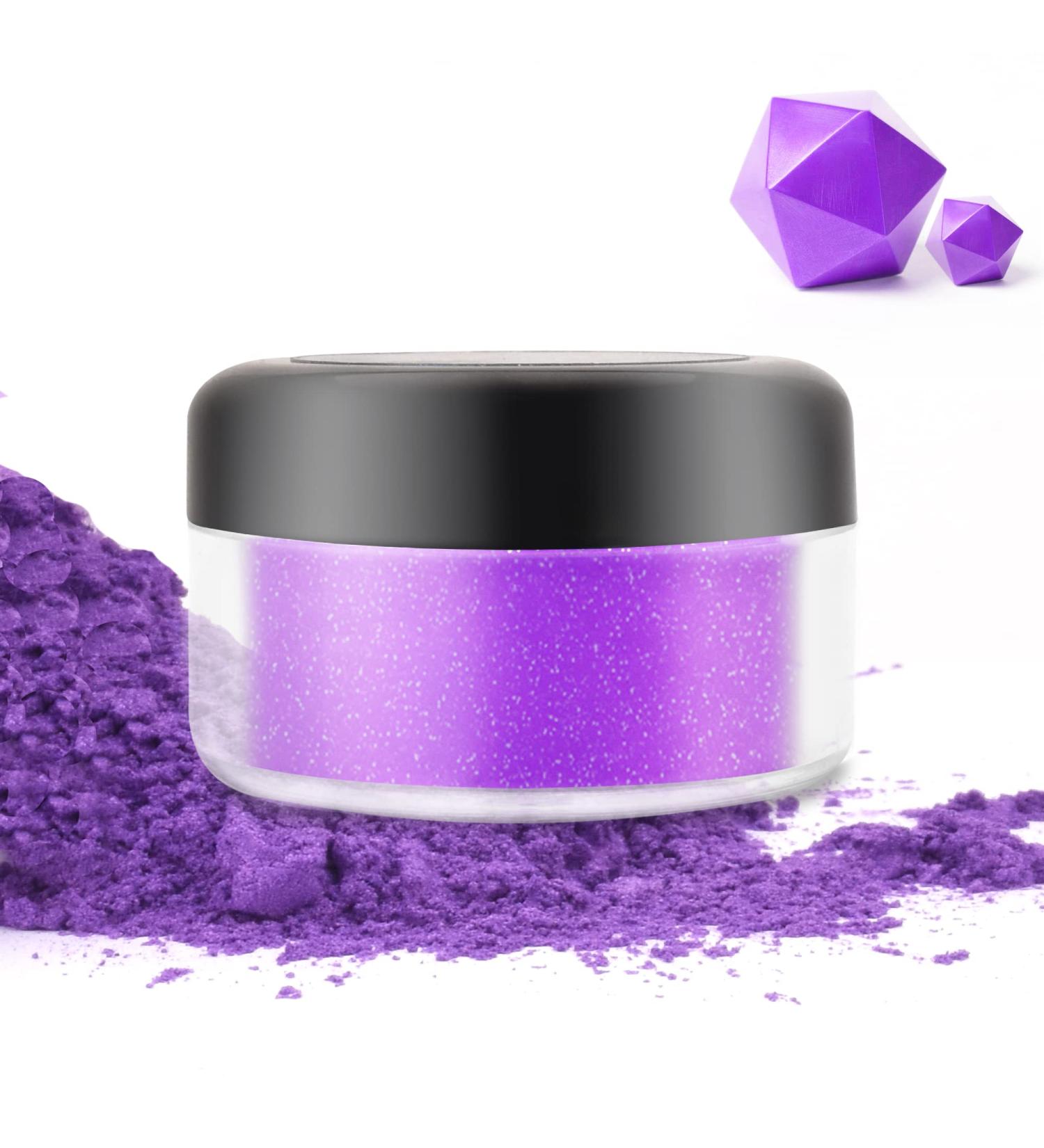 Edible Glitter - 10g Violet Dust Powder for Food Drinks & Cake Decoration - Metallic Food Color for Sweets & Cookies - Buy Online on GoSupps.com