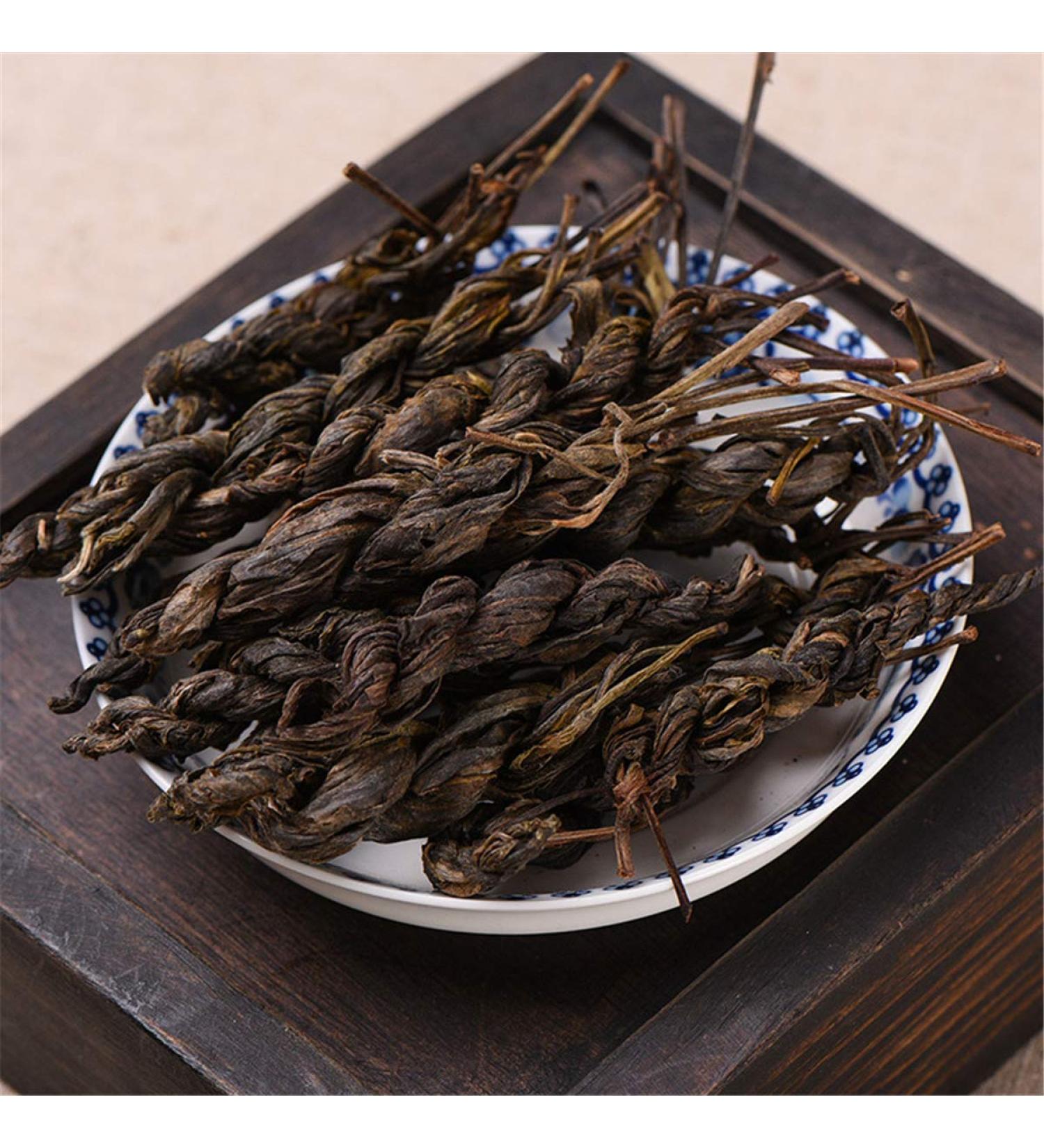 HELLOYOUNG 500g Th Pu'er chinois original en forme de bande Aliment vert avec une saveur pure d licate et intense Th pu-erh Pu'er Tea - Buy Online on GoSupps.com
