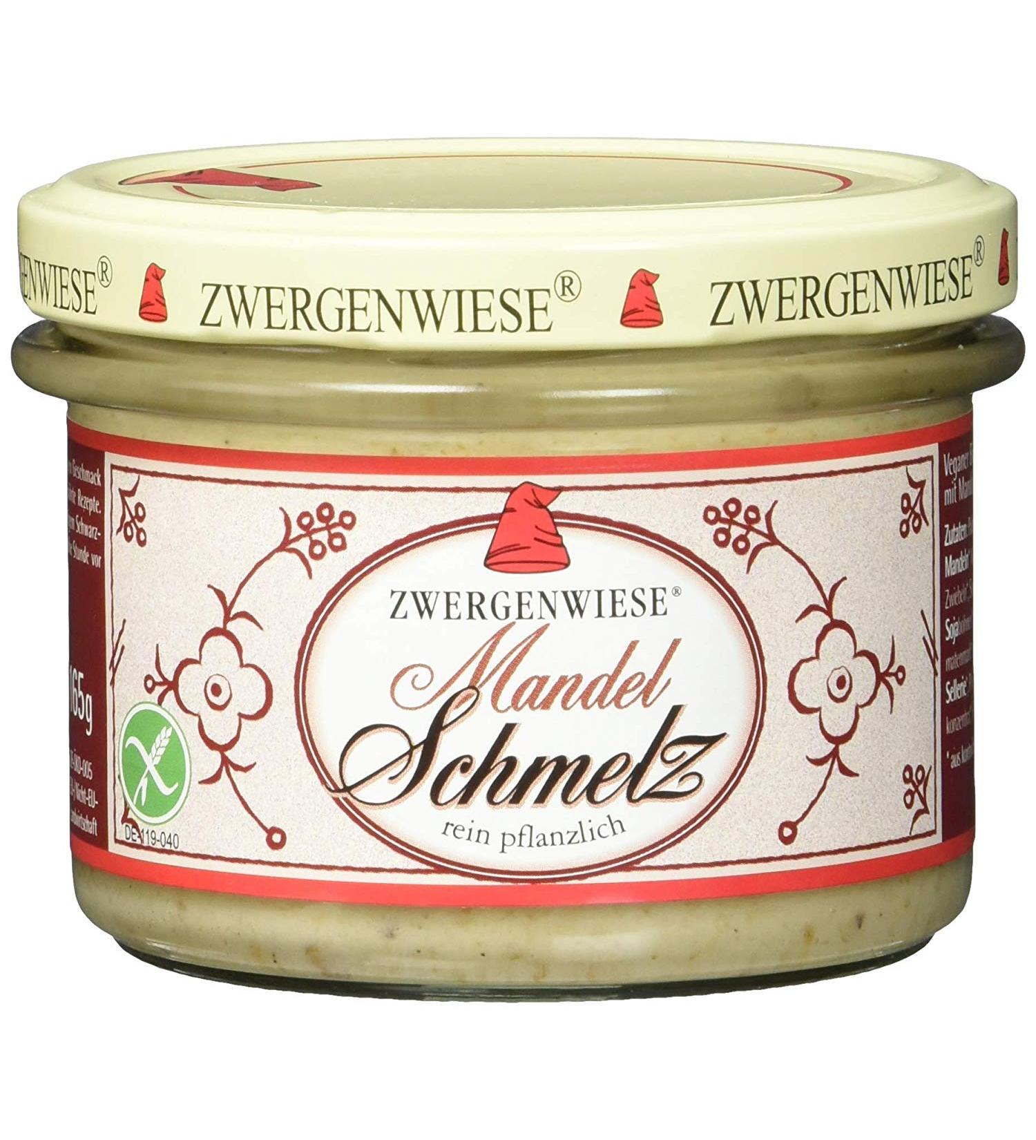 Zwergenwiese Organic Vegetarian Lardo with Almonds Gluten-Free 165g - Zwergenwiese
