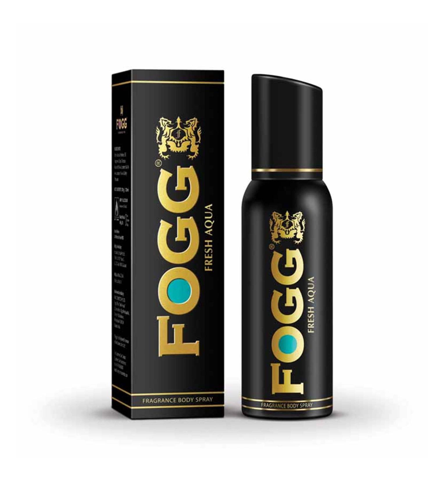 Fogg Fresh Deodorant Aqua Black Series for Men | 120ml - Long-lasting Fragrance & International Shipping - Buy Online on GoSupps.com