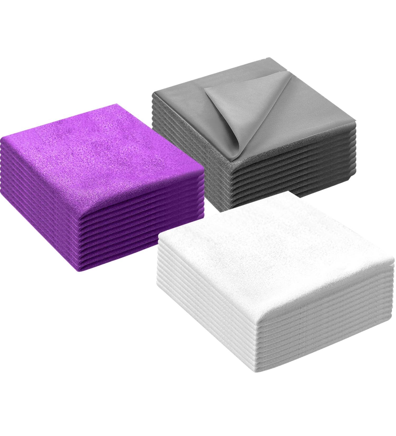 30 Pack Microfiber Glasses Cleaning Towels - Premium Lens Cloths for Glasses Sunglasses Screens & Cameras - Buy Online on GoSupps.com