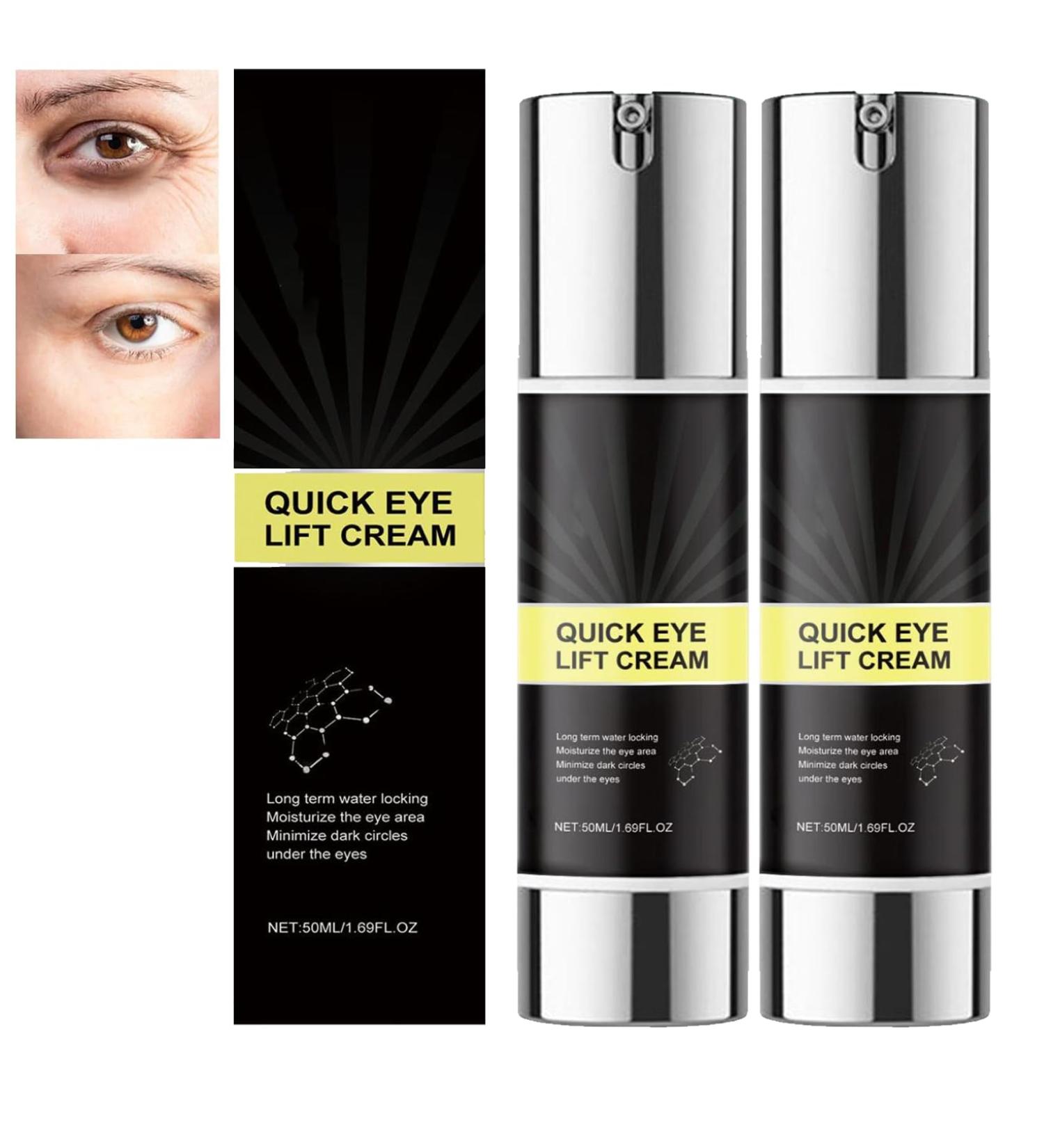 Instant Lift Plus Dark Circles Eye Contour Cream Instant Eye Tightening Cream Temporary Face Lift Tightening & Lifting Loose Sagging Skin Cream For All Skin Types (2) - Buy Online on GoSupps.com
