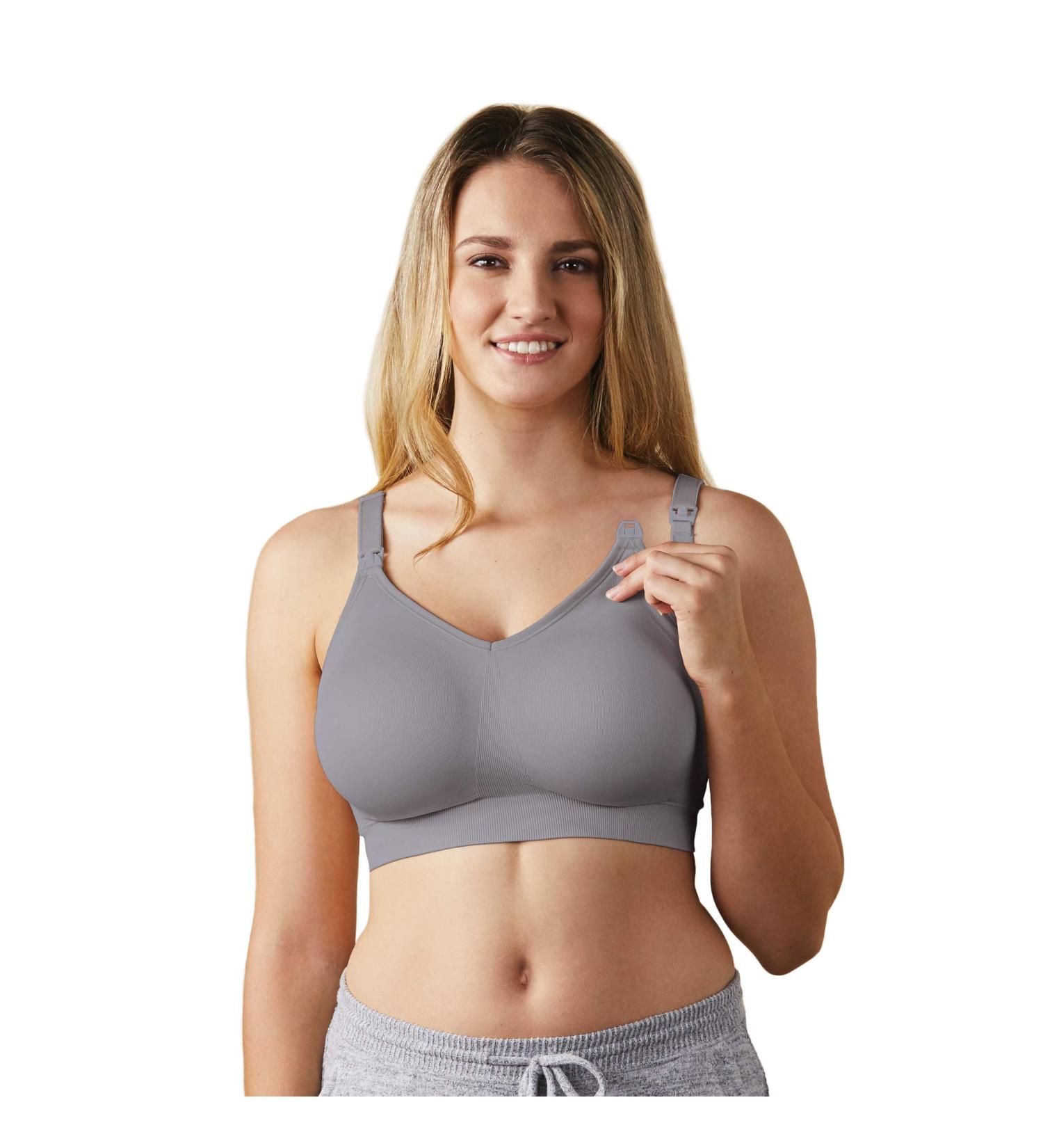 Bravado Body Silk Seamless Nursing Bra 1401, Silver - Comfortable and Stylish Nursing Bra - Buy Online on GoSupps.com