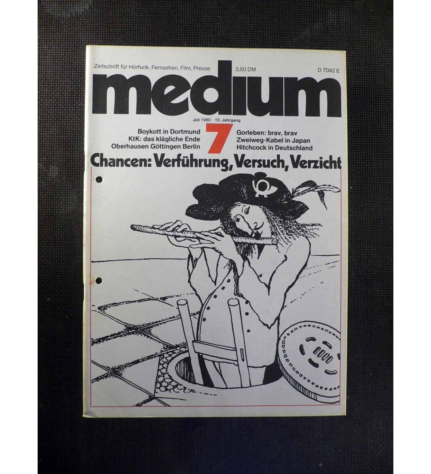 Medium - Magazine for television film - 7/1980 - Seduction Attempt Renunciation