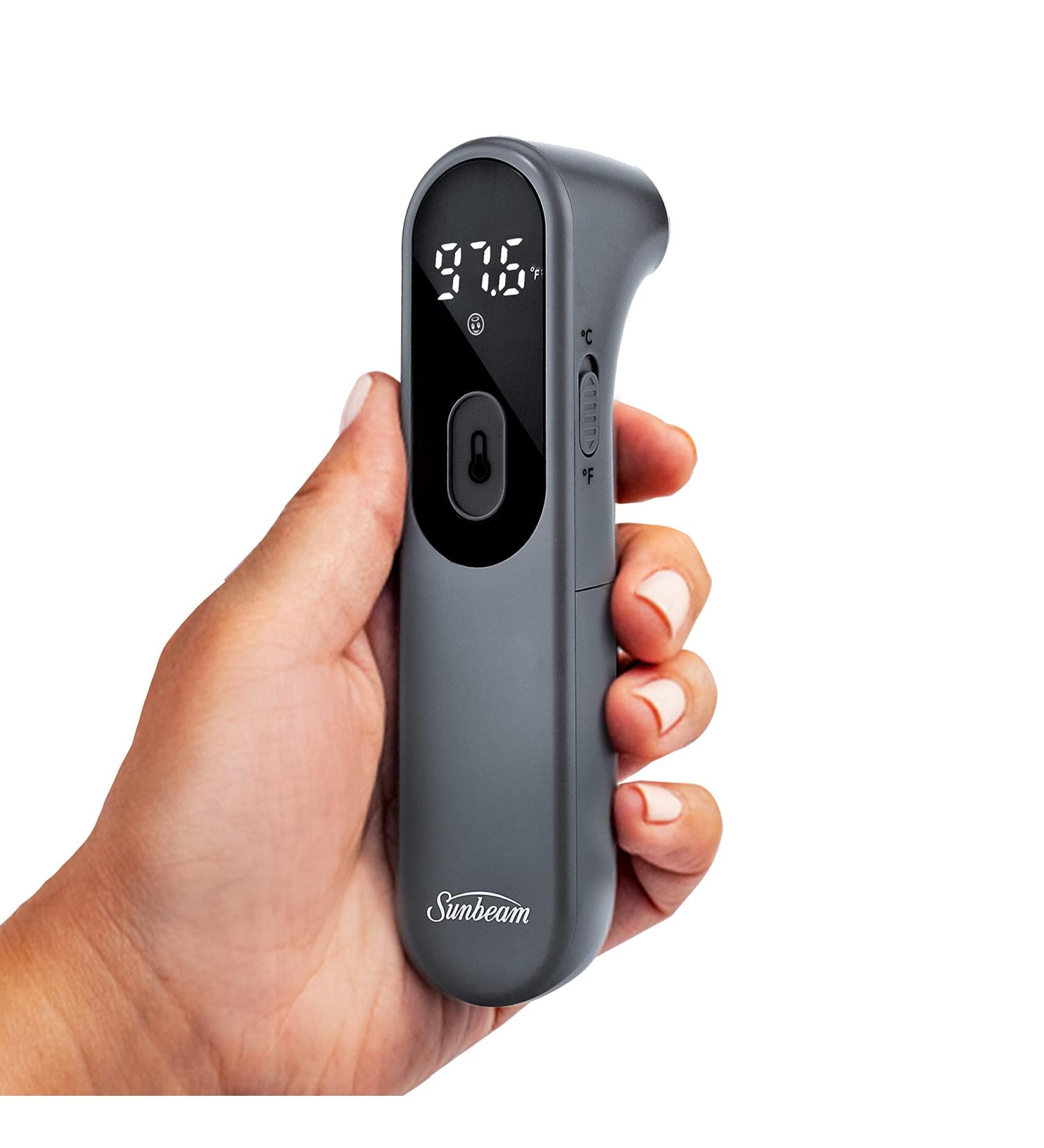 Sunbeam Touchless Digital Infrared Thermometer for Adults & Kids - Instant Accurate Reading - Fever Indicator - Compact Design - Buy Online on GoSupps.com