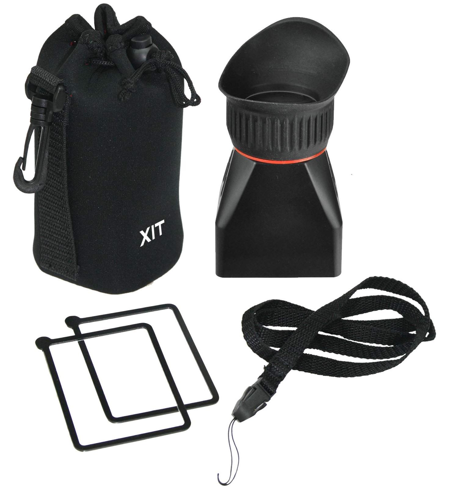 Xit XTLCDMV Professional LCD Viewfinder - 2X Magnification, Black - Buy Online on GoSupps.com
