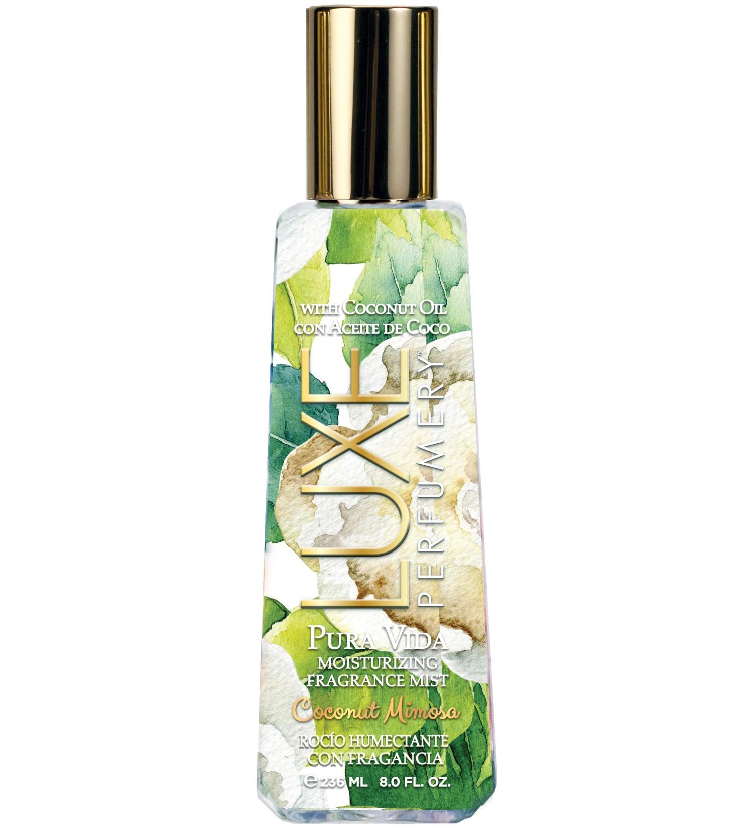 Luxe Perfumery Pura Vida Coconut Mimosa Moisturizing Fragrance Mist 8 Fl Oz - Buy Online on GoSupps.com
