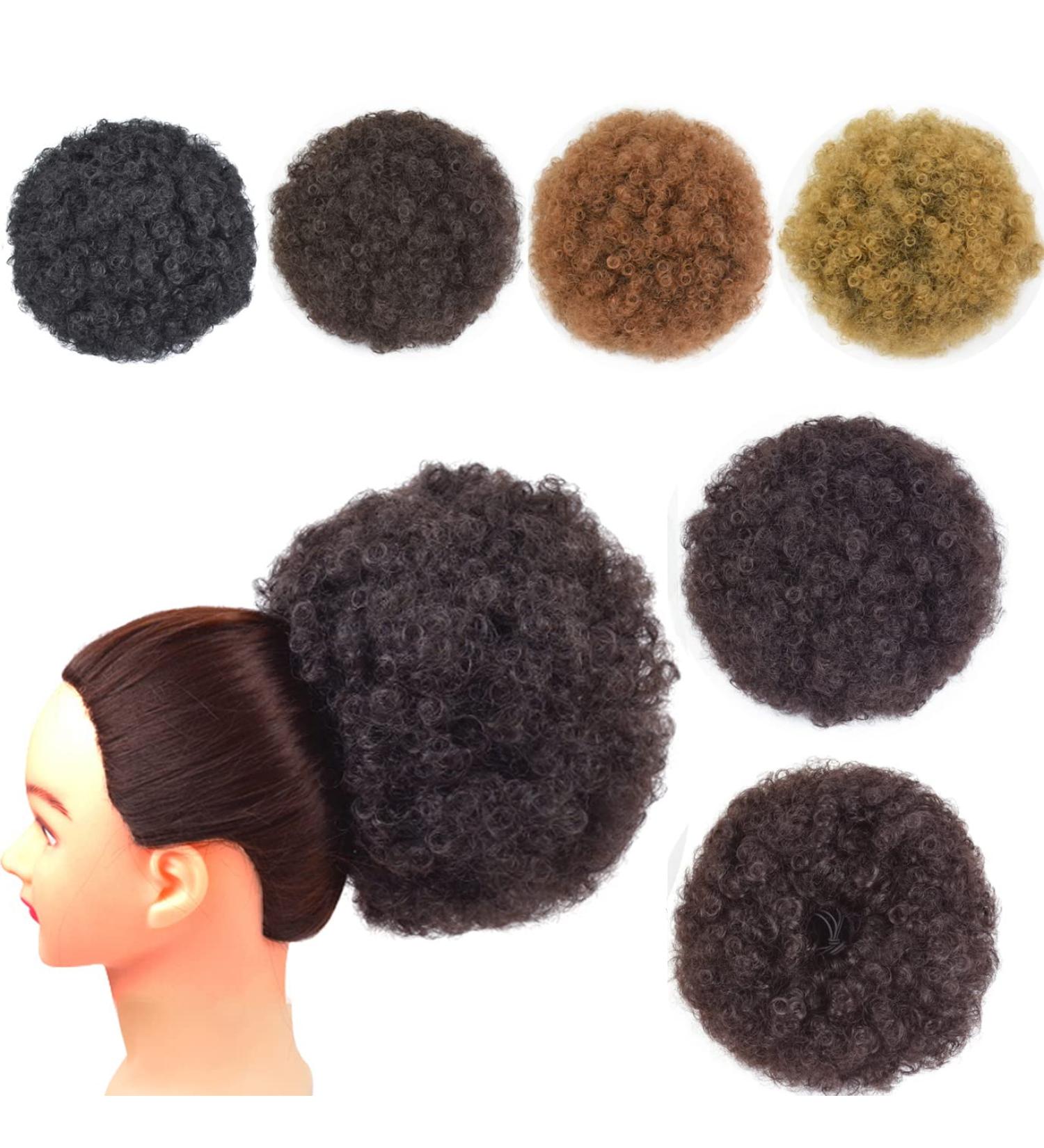 Afro Puff Drawstring Ponytail Extension Short Synthetic Afro Kinky Curly Puff Ponytail for Natural Hair Clip On Kinky Drawstring Curly Ponytail Bun Hairpieces (X-Large 2#) X-Large 2# - Buy Online on GoSupps.com