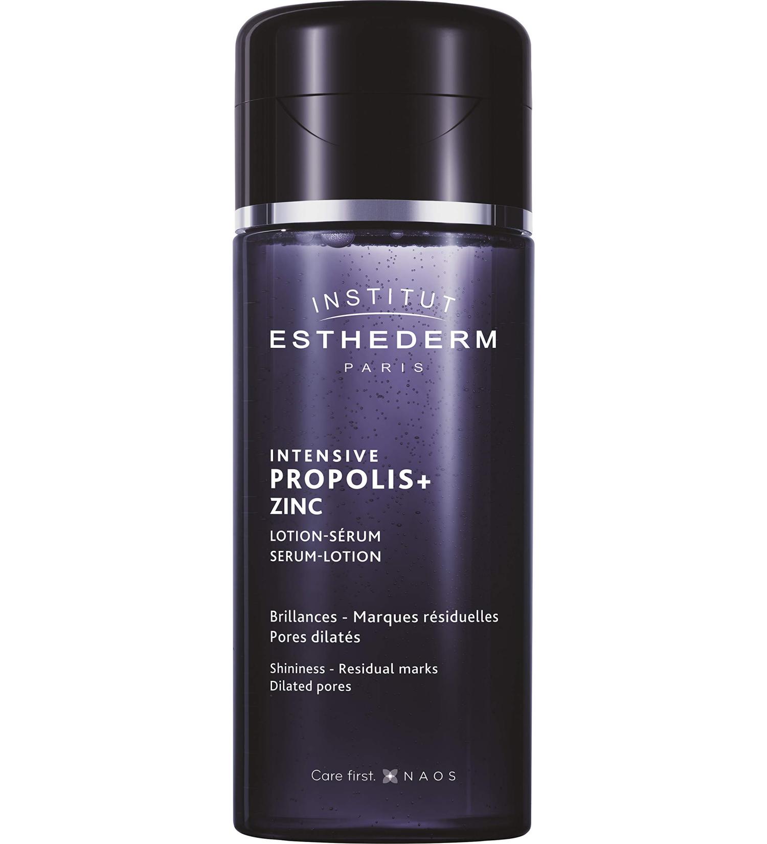 Institut Esthederm - Intensive Propolis+ Lotion-Serum - Facial Care - Purified Skin, Reduced Shine and Residual Marks, Dilated Pores - 130ml Pump Bottle