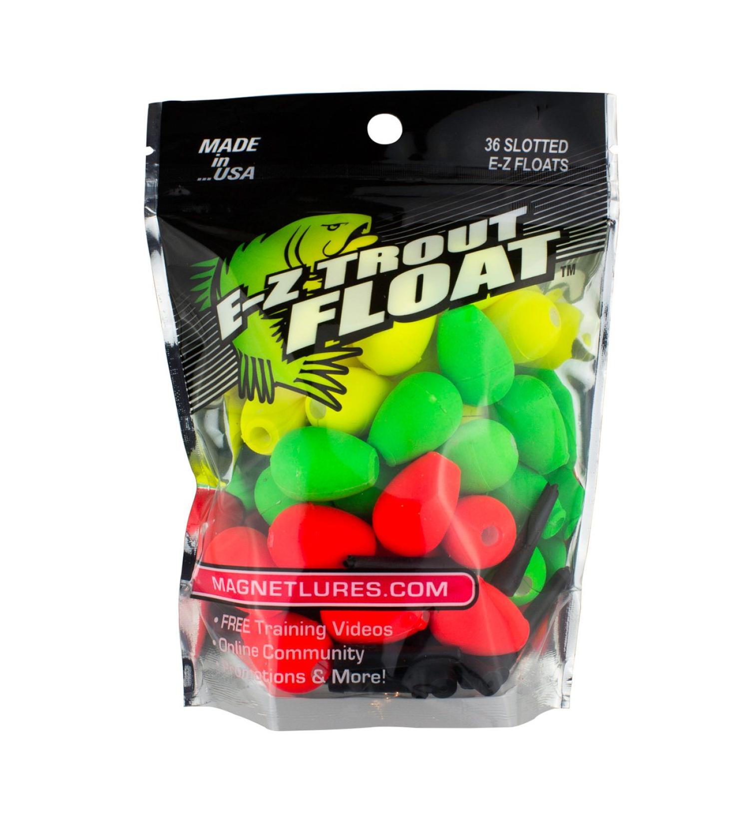 Leland's Lures Trout Magnet E-Z Trout Float 36 Pack - Premium Fishing Floats - Buy Online on GoSupps.com