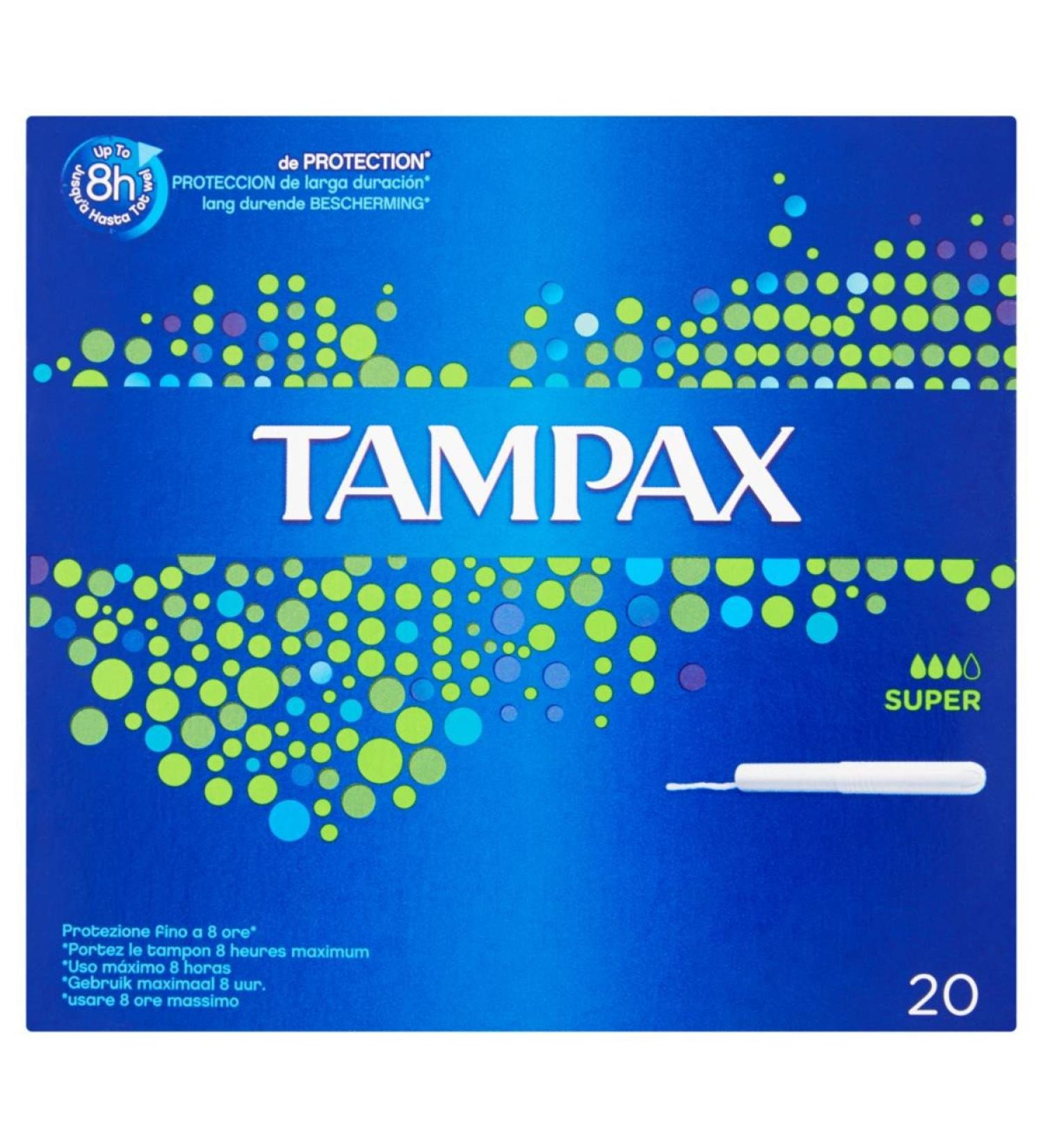 Tampax Super 20 Pads