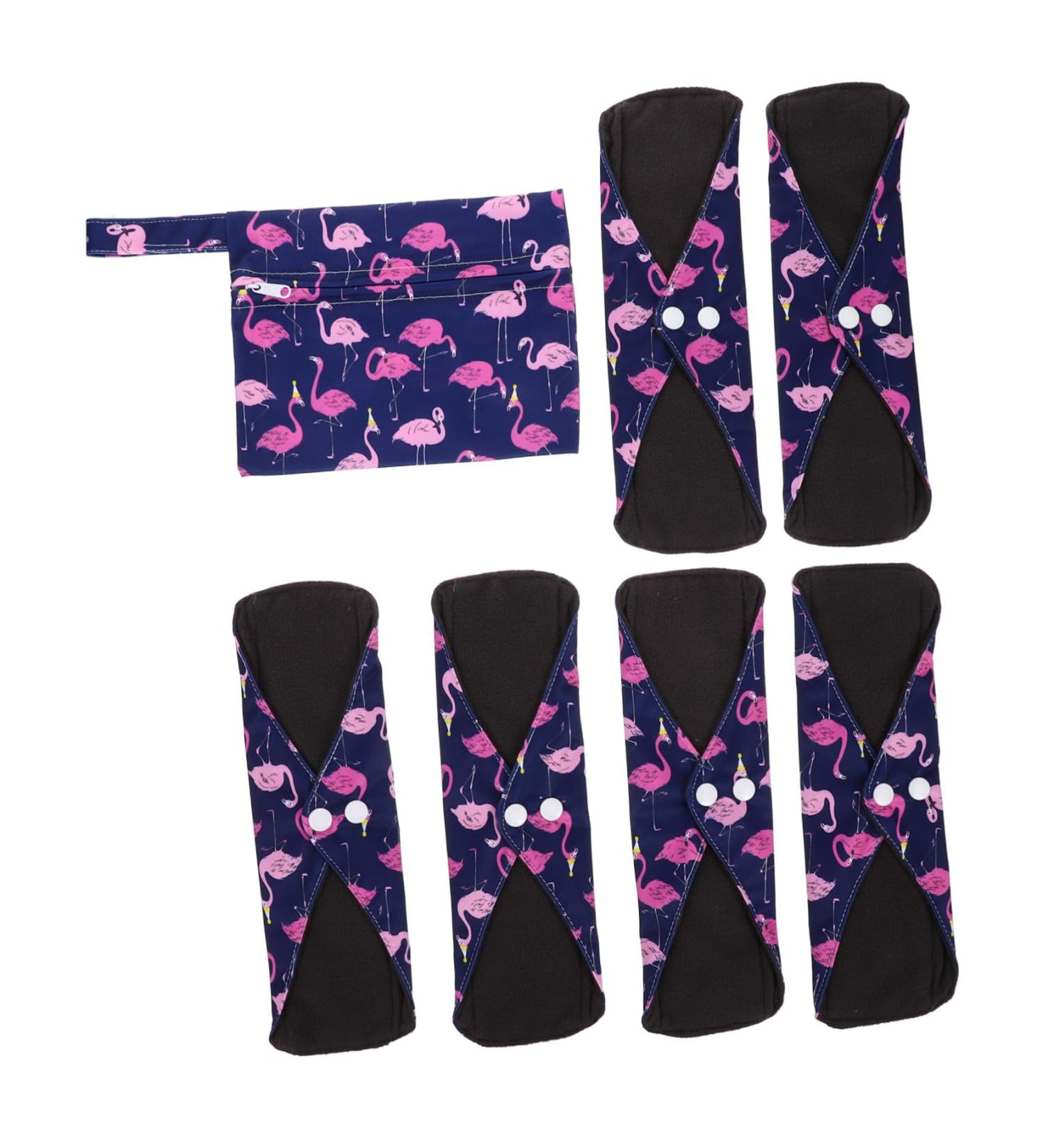 Solustrie Washable Menstrual Pads Set | Eco-Friendly Portable & Adjustable Feminine Care for Women - Buy Online on GoSupps.com