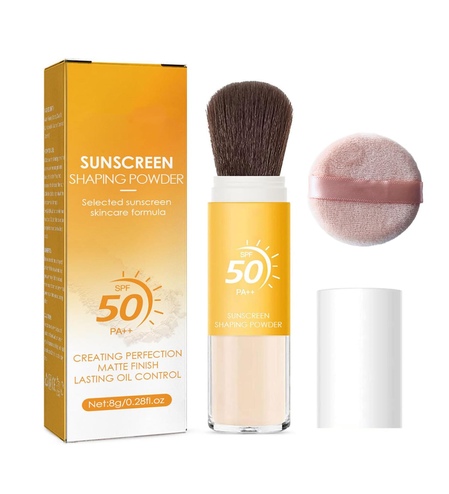 Asheyya Scalp SPF Powder SPF 50 Powder Sunscreen for Face Natural Matte Lasting Breathable All Skin - Buy Online on GoSupps.com
