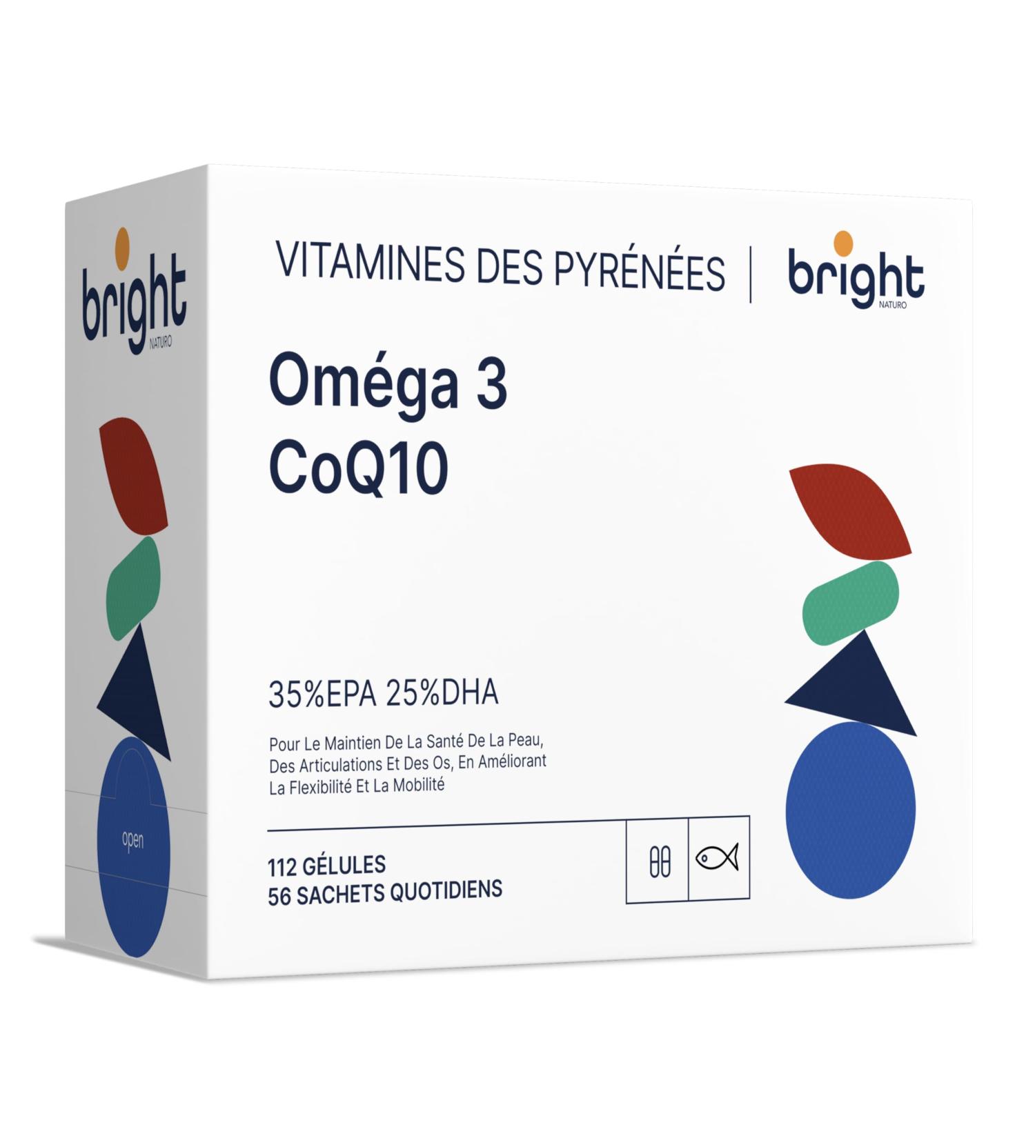 Omega 3 et Coenzyme Q10 Ubiquinol - 2 Compl ments en 1 Pack pour C ur et nergie Cellulaire I 56 Doses Journali res - Buy Online on GoSupps.com