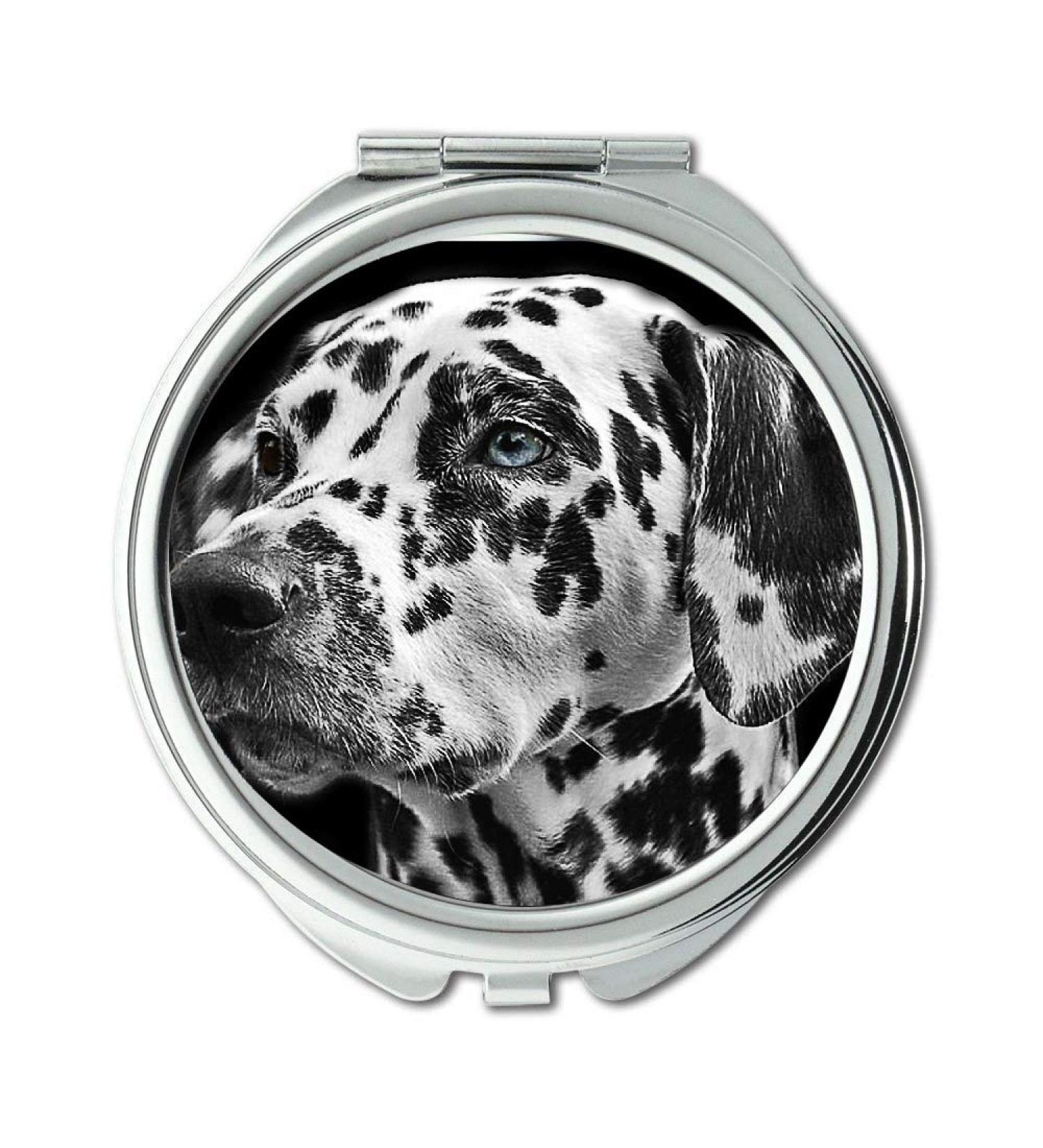 Mirror makeup mirror Dalmatians Dog Animal Head Animal Portrait pocket mirror portable mirror - Buy Online on GoSupps.com