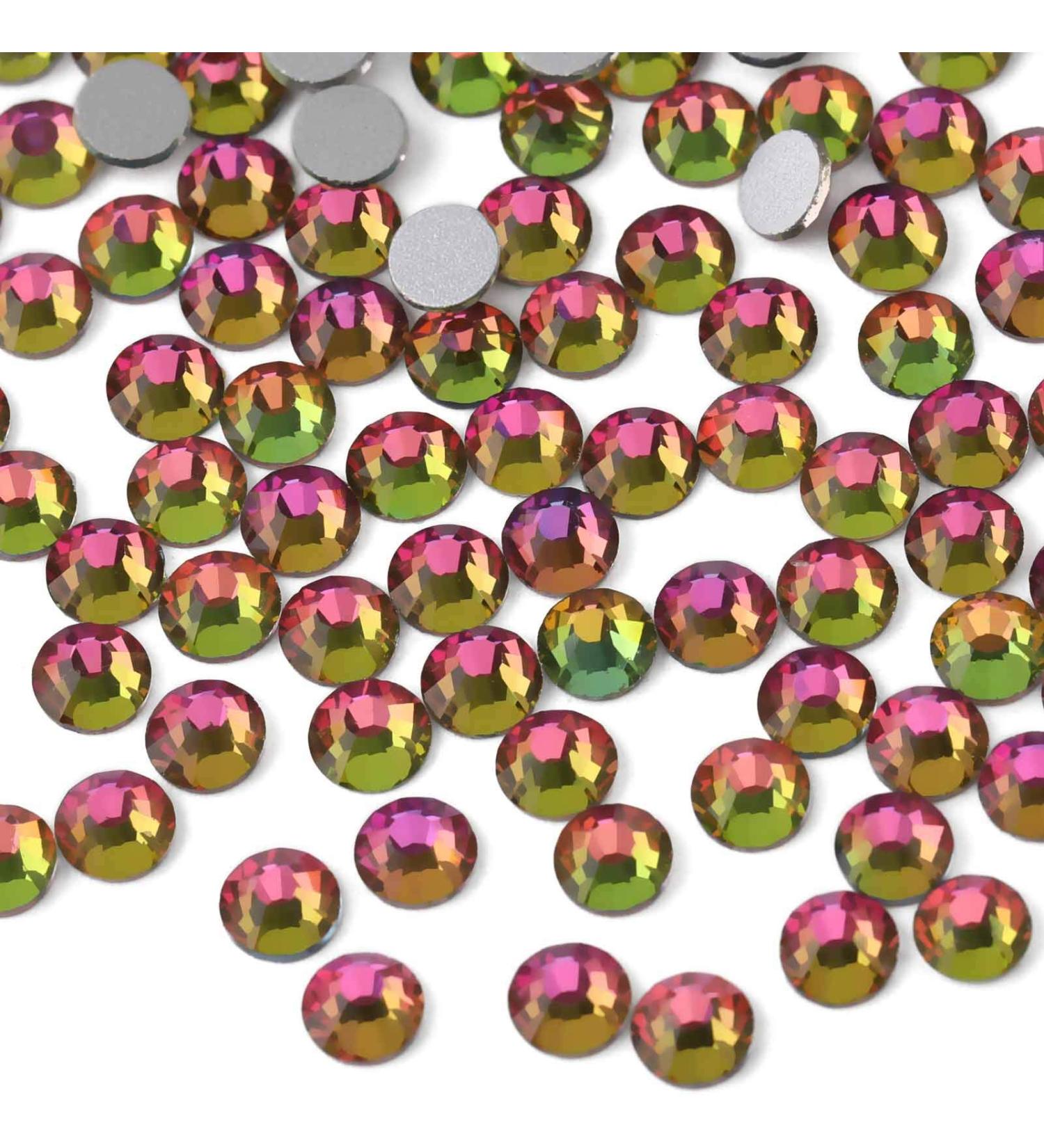Beadsland 1440 Pieces Flat Back Rhinestones - Rainbow Nail Crystals SS20 (4.6-4.8mm) for Stunning Nail Art - Buy Online on GoSupps.com