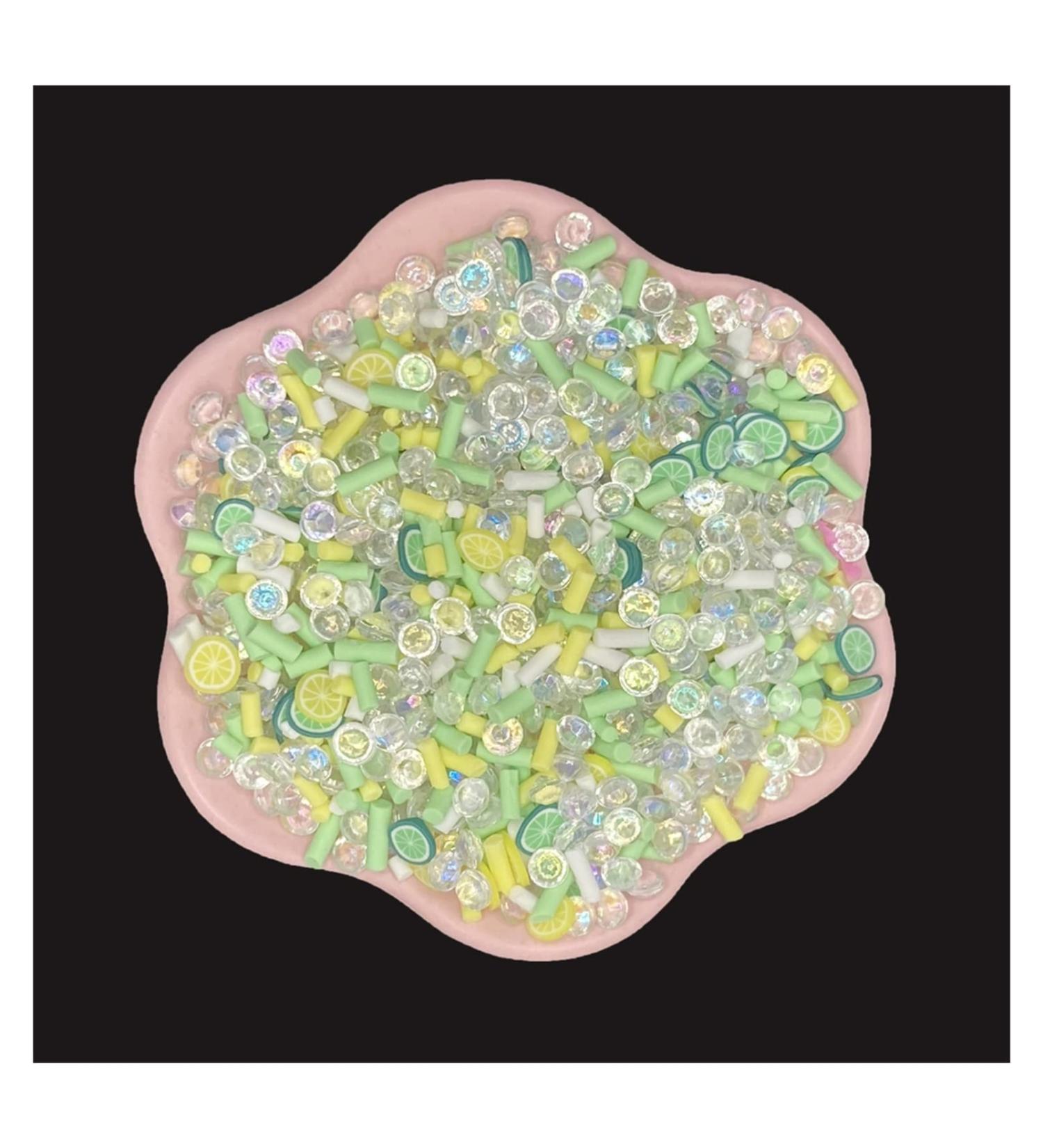 RT 30g Mixed Fruit Flower Polymer Clay Slices Sprinkles for Slimes Filling Epoxy Phone Case Nail Art DIY Christmas Decoration Y420 (Color : No.19)