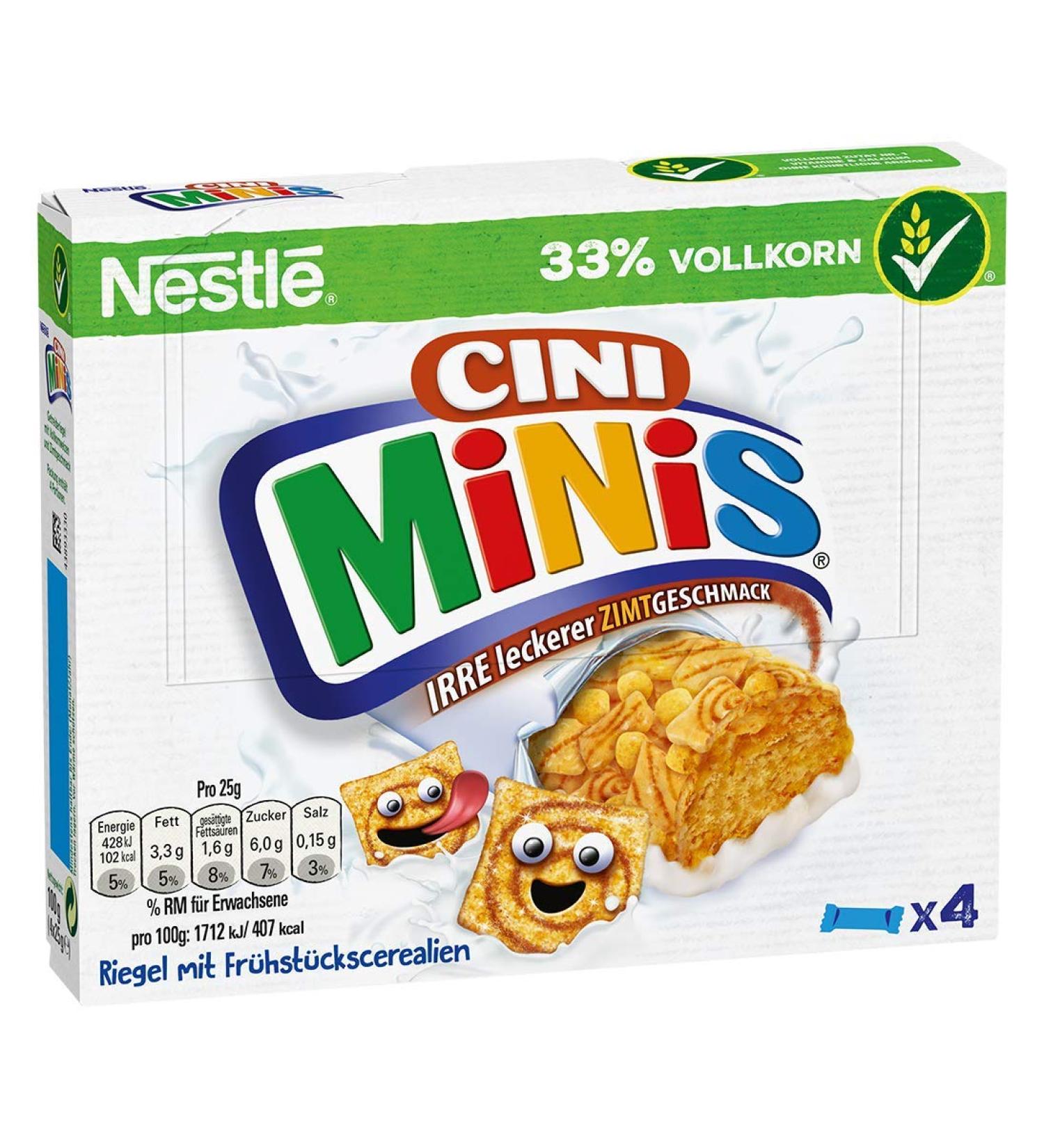  Nestl Nestle Cereals Cini Minis Bar 100 g - Buy Online on GoSupps.com