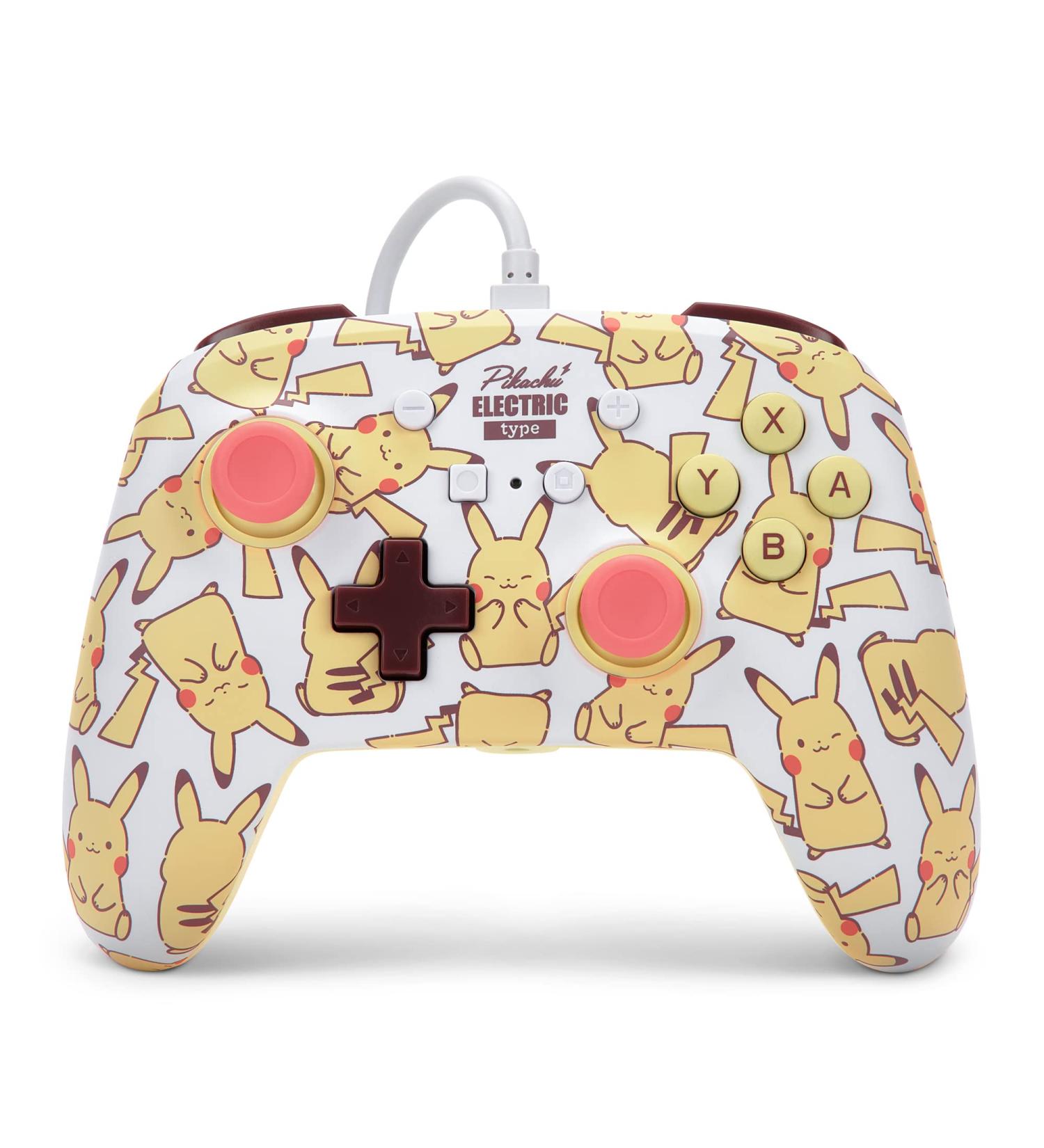 PowerA Enhanced Wired Controller for Nintendo Switch - Pikachu Blush | Officially Licensed - Buy Online on GoSupps.com