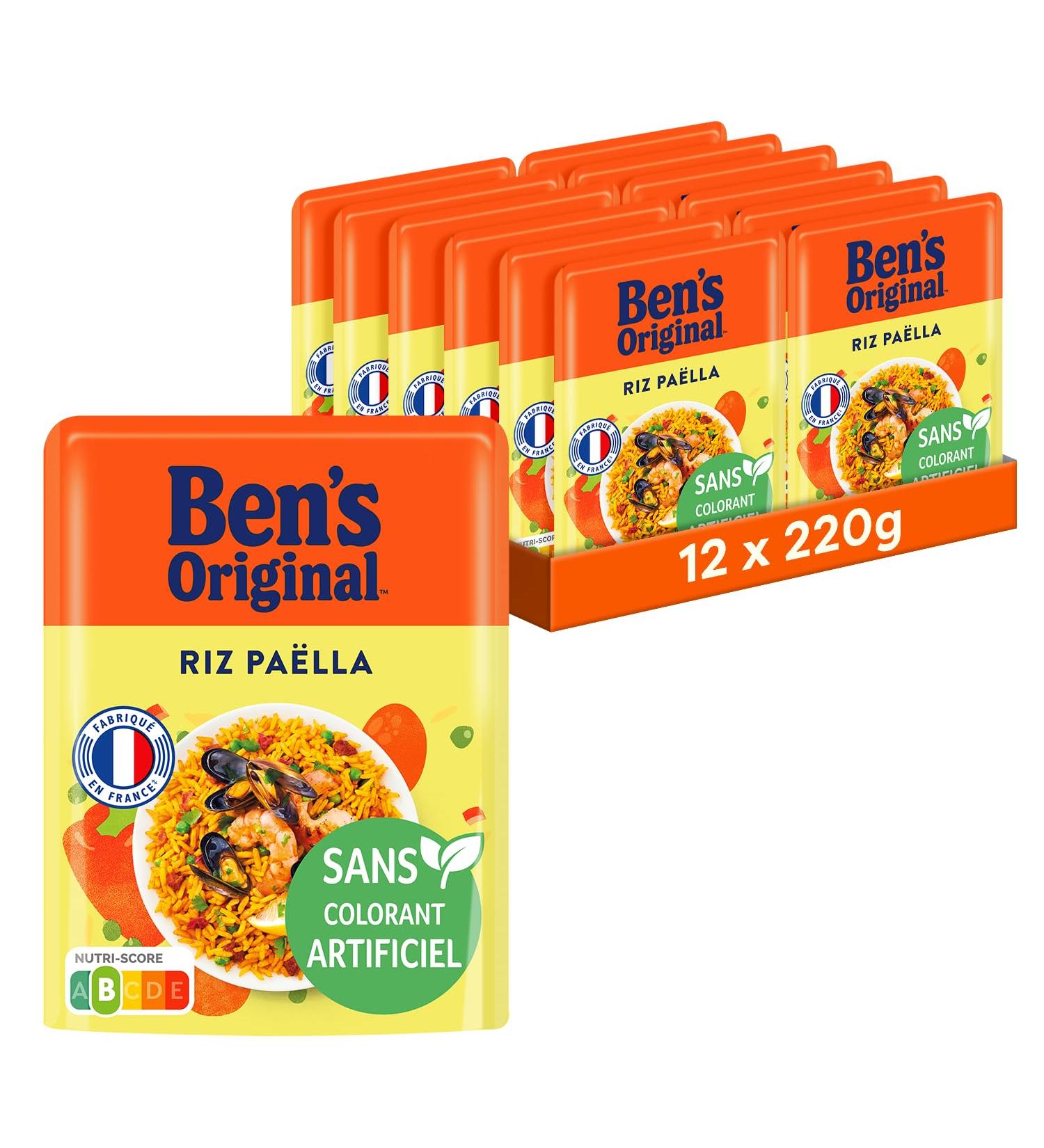 BEN'S ORIGINAL Rice Paella 2 mins (12x220g) - Buy Online on GoSupps.com