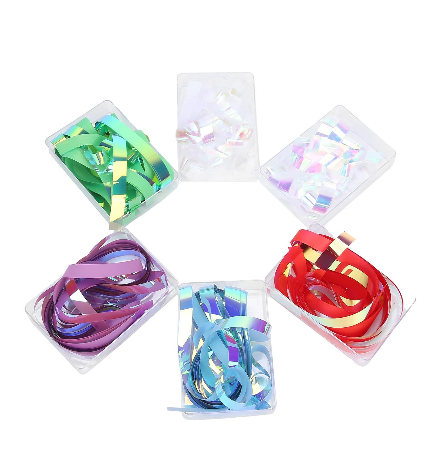 Nail Glass Paper Non-toxic Nail Art Cellophane Safe Eco-friendly 6 Box Lightweight Portable Fashionable for Home Use Professional Nail Salon - Buy Online on GoSupps.com