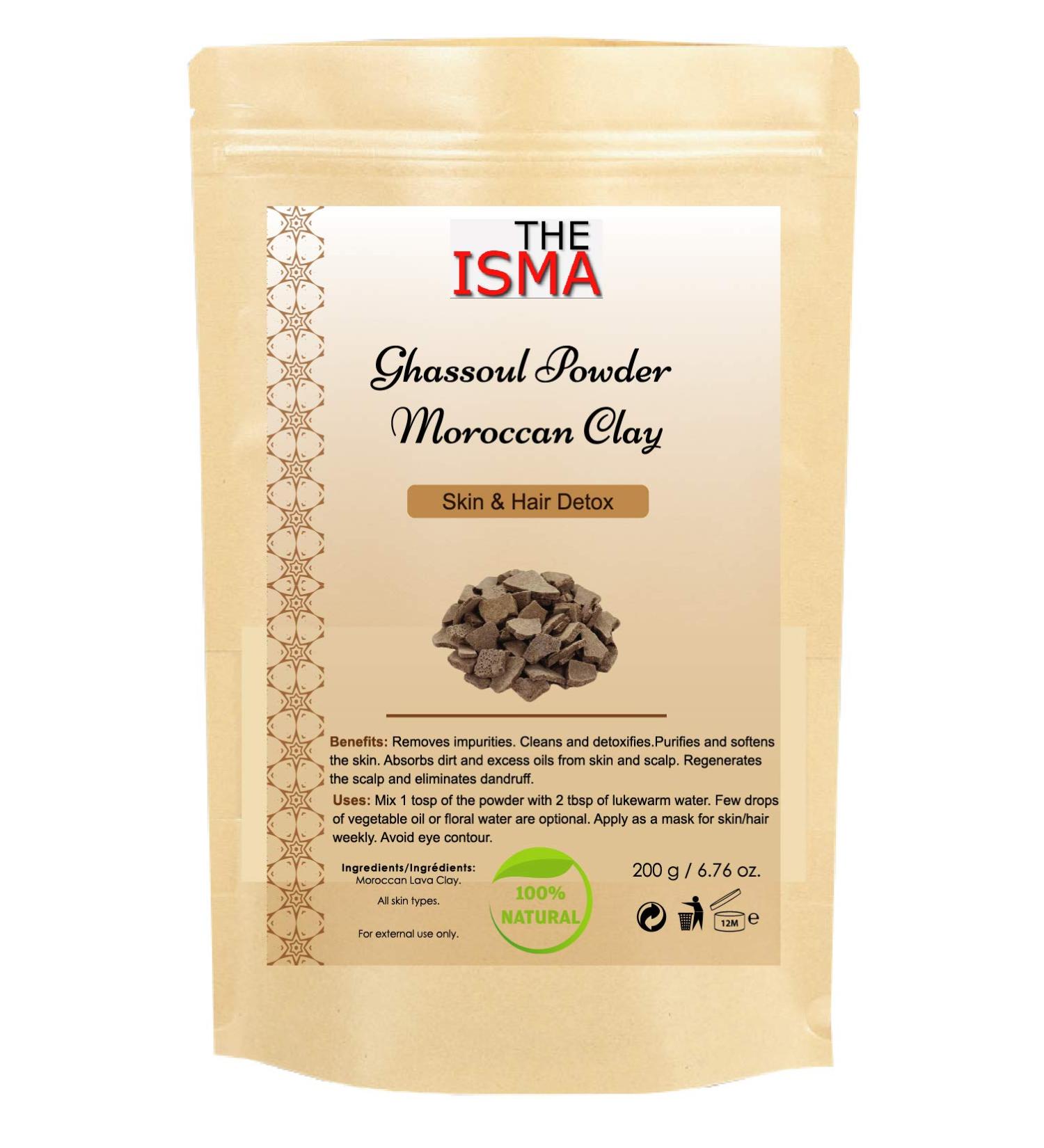  THE ISMA 100% Natural Kaolin Clay Facial Mask Paraben-Free Deep Pore Cleansing (200g bag) - Buy Online on GoSupps.com