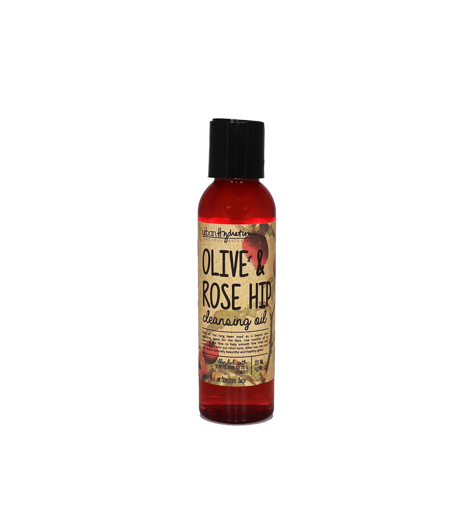 Urban Hydration Spot & Scar Rosehip and Olive Soothing Face Cleansing Oil | Cleans  Smooths Fine Lines and Wrinkles  Hydrates & Protects  Evens Skin Tone  Great For Senstitive Skin | 4 Fl Ounces